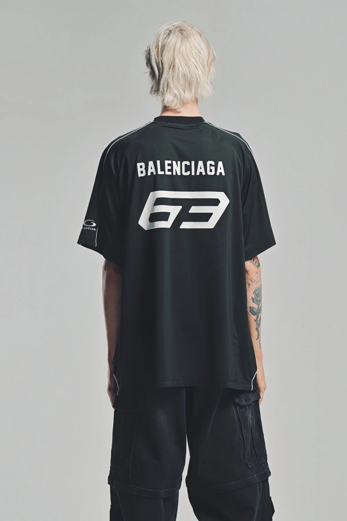 BALENCIAGA | AUTOMOBILI LAMBORGHINI OVERSIZED SOCCER T-SHIRT - Image 4