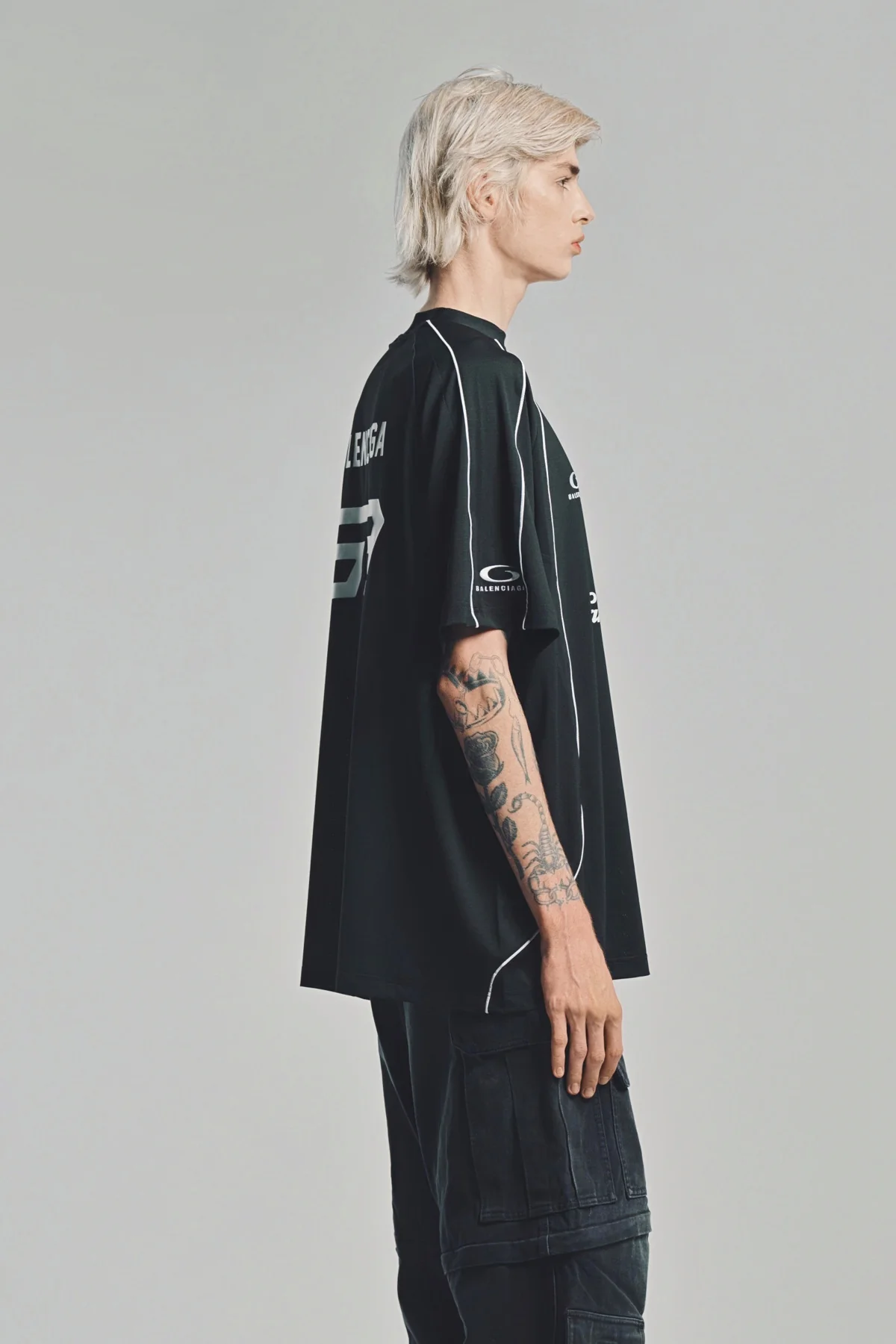 BALENCIAGA | AUTOMOBILI LAMBORGHINI OVERSIZED SOCCER T-SHIRT - Image 5