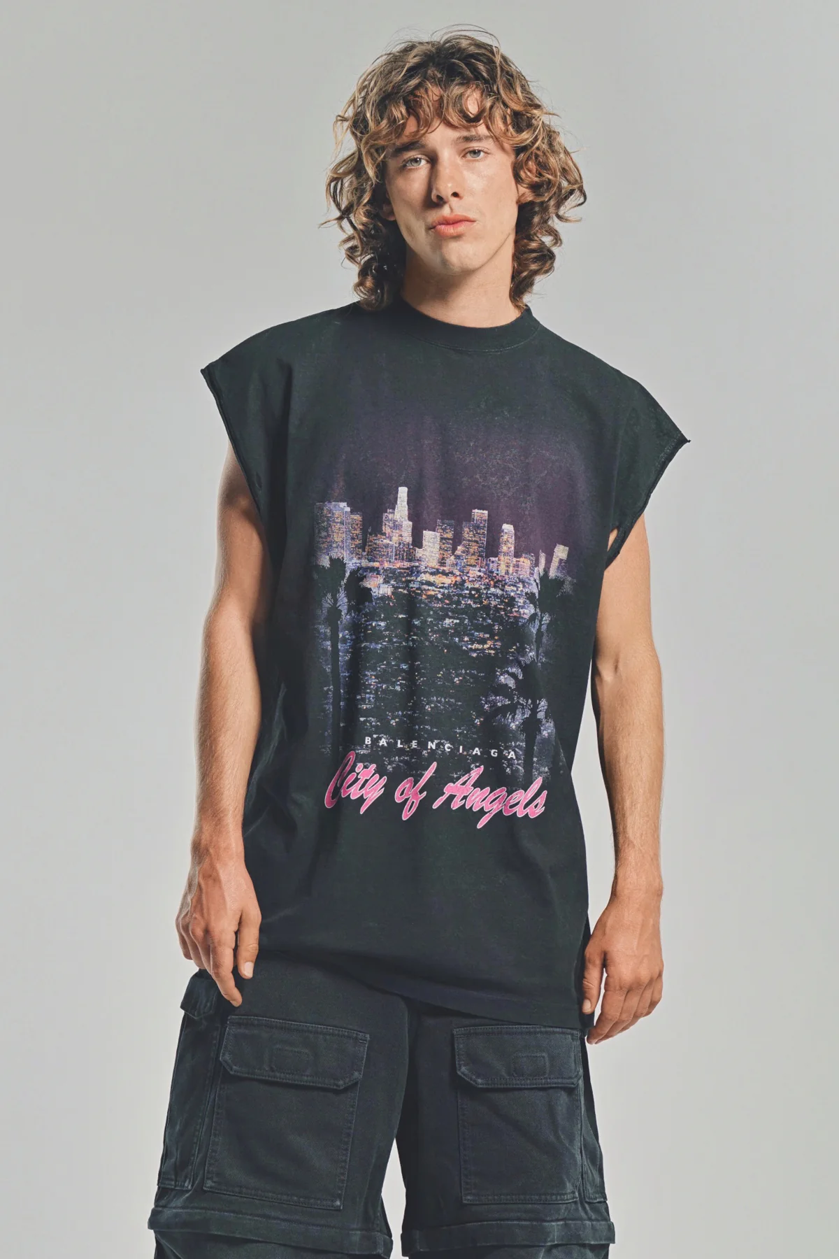 BALENCIAGA | 'CITY OF ANGELS' SLEEVELESS T-SHIRT - Image 2