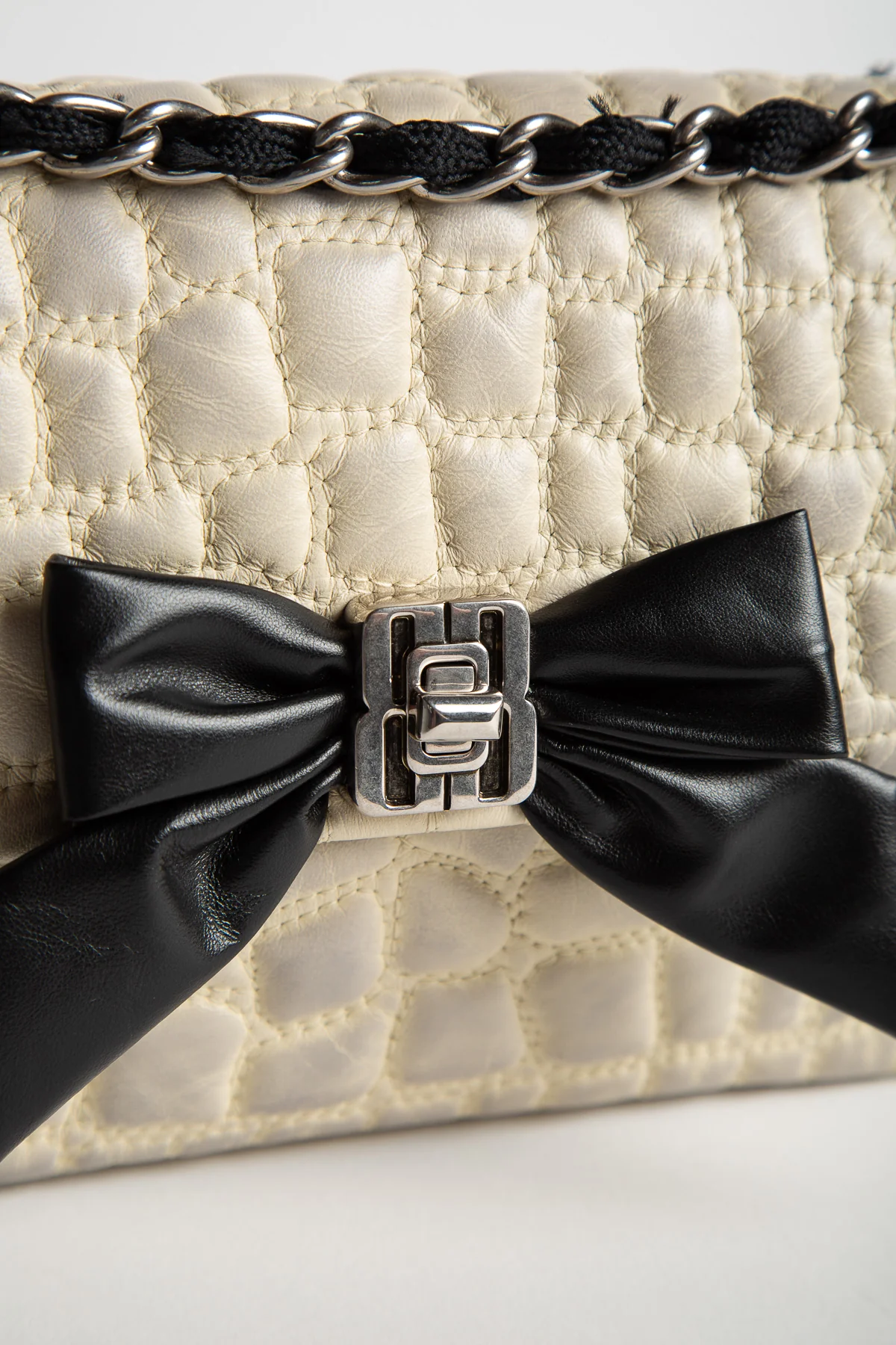 BALENCIAGA | CLEMENCE BOW SMALL CHAIN BAG - Image 5