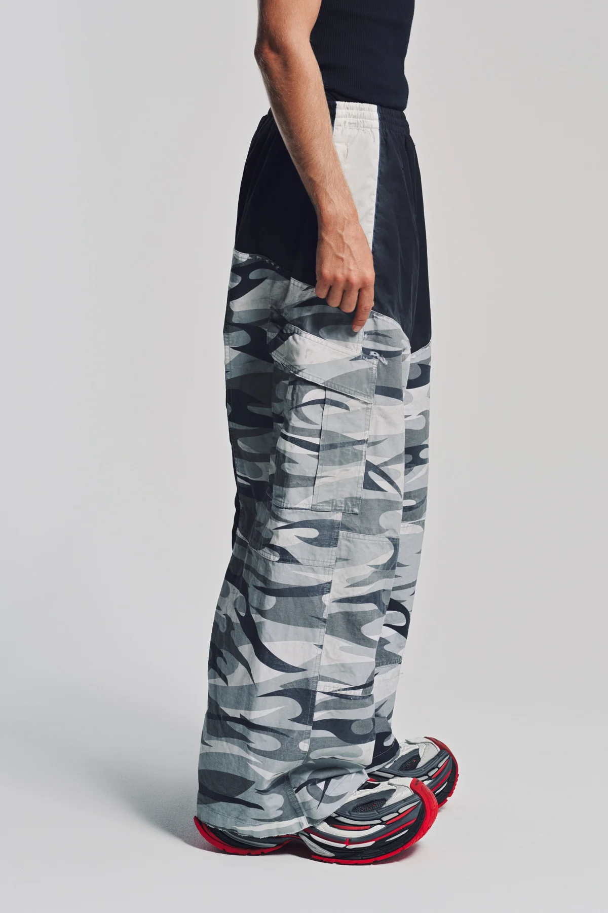 BALENCIAGA | CUT-UP TRACKSUIT PANTS - Image 5