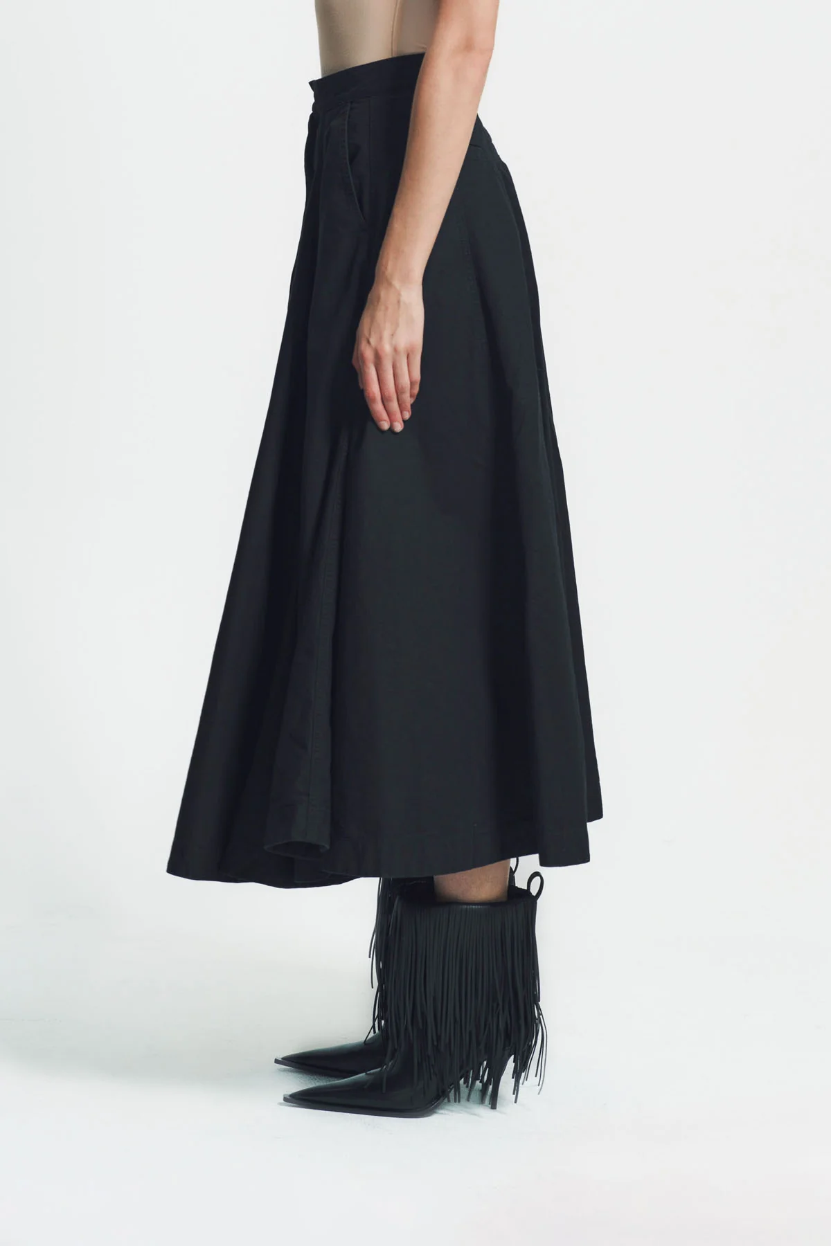 BALENCIAGA | GODET MAXI SKIRT - Image 3