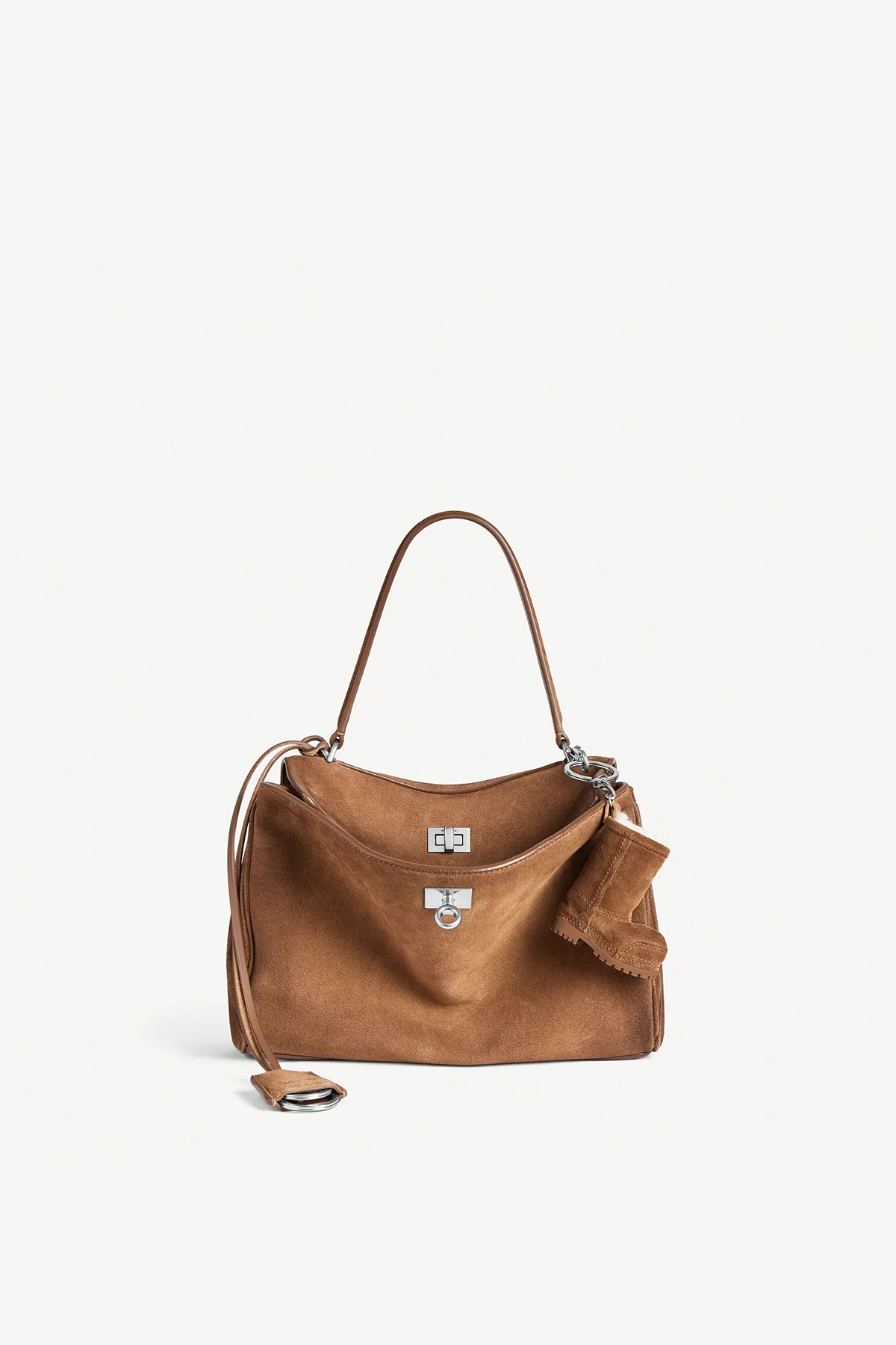 BALENCIAGA | KEYCHAIN MINI ALASKA BOOT IN NOCE - Image 3