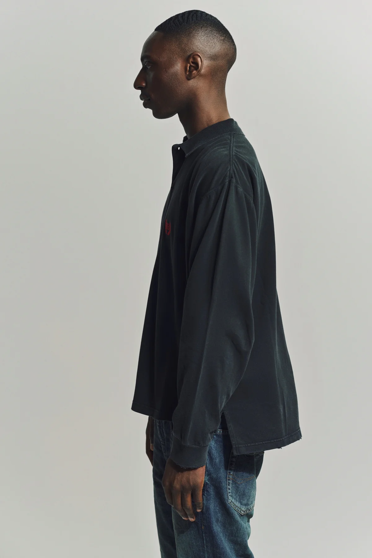 BALENCIAGA | LAUREL CLASSIC LONG SLEEVE REGULAR POLO - Image 3