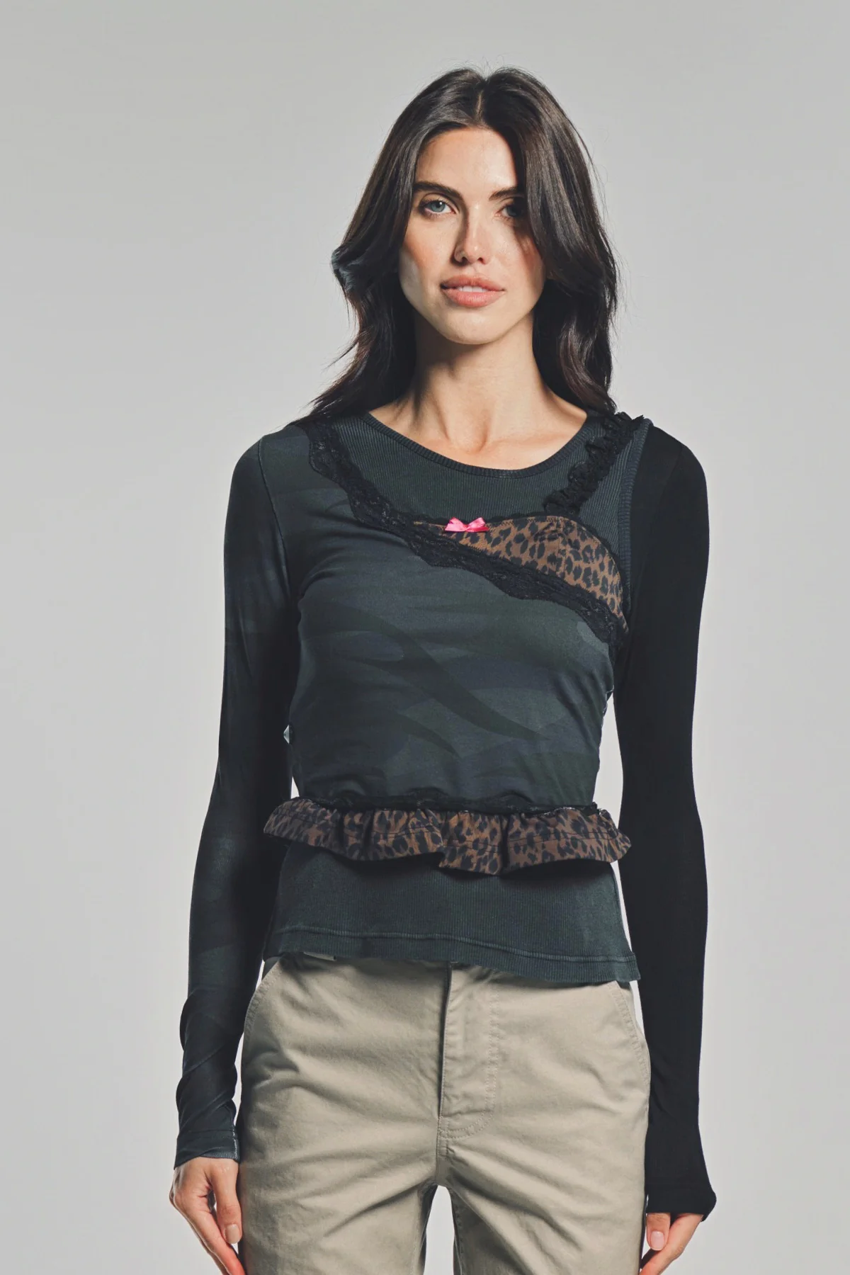 BALENCIAGA | LAYERED ASYMMETRIC TOP - Image 2