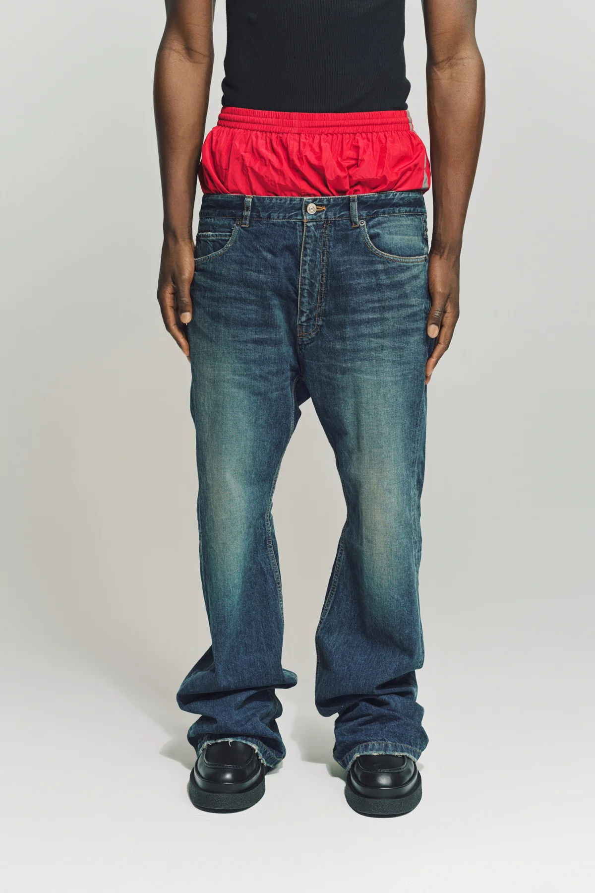 BALENCIAGA | LAYERED JEANS - Image 2