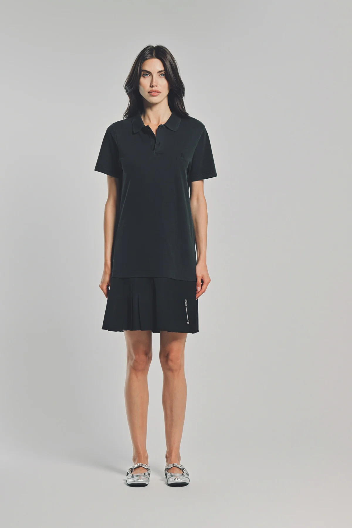 BALENCIAGA | LAYERED POLO DRESS - Image 2
