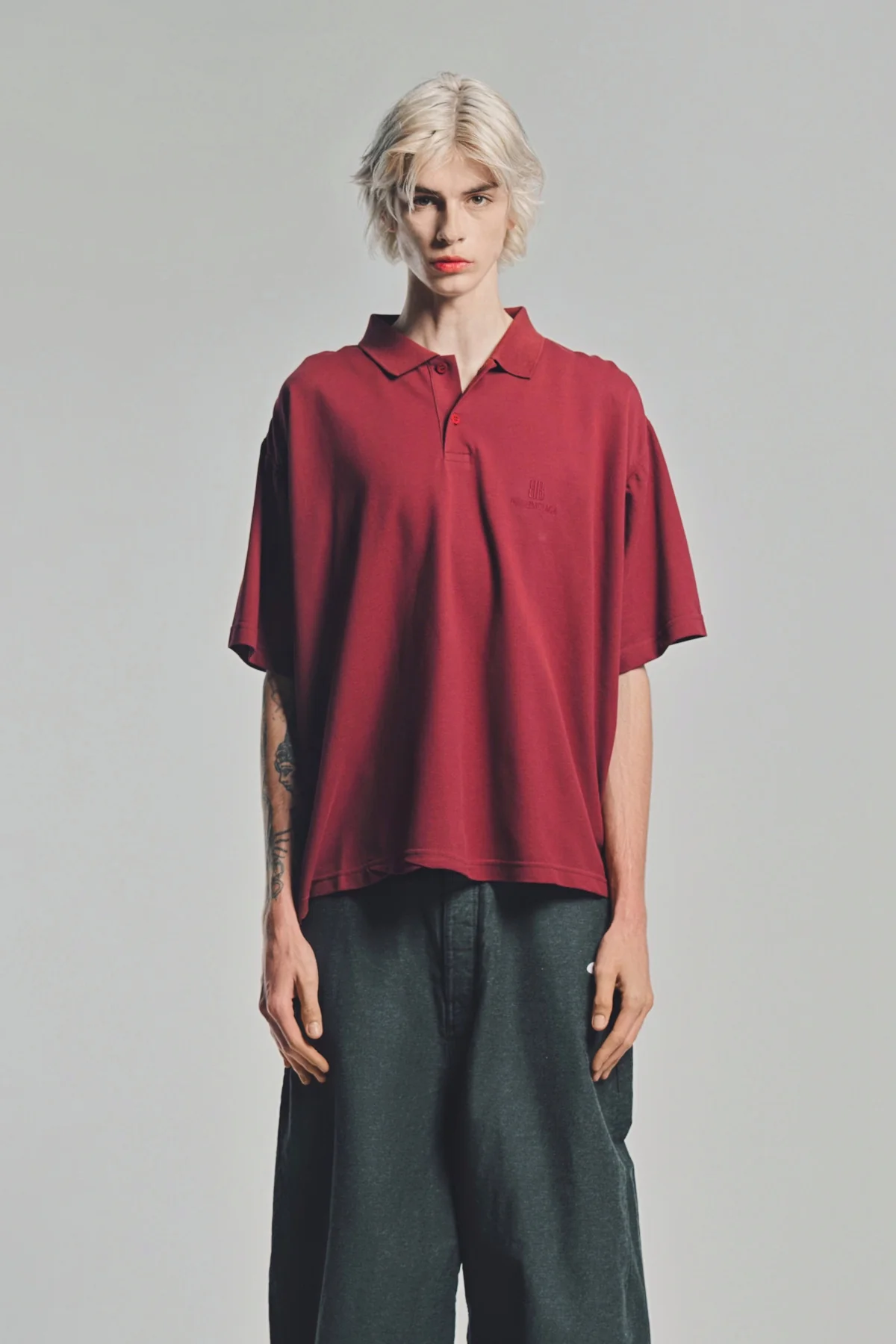 BALENCIAGA | NANO BB SHORT SLEEVE REGULAR POLO - Image 2