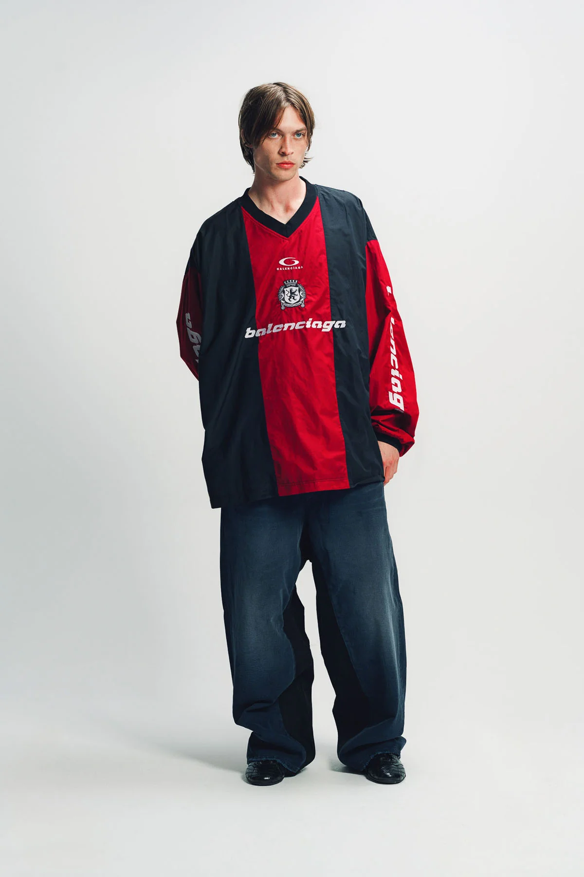 BALENCIAGA | PATCHED BAGGY PANTS