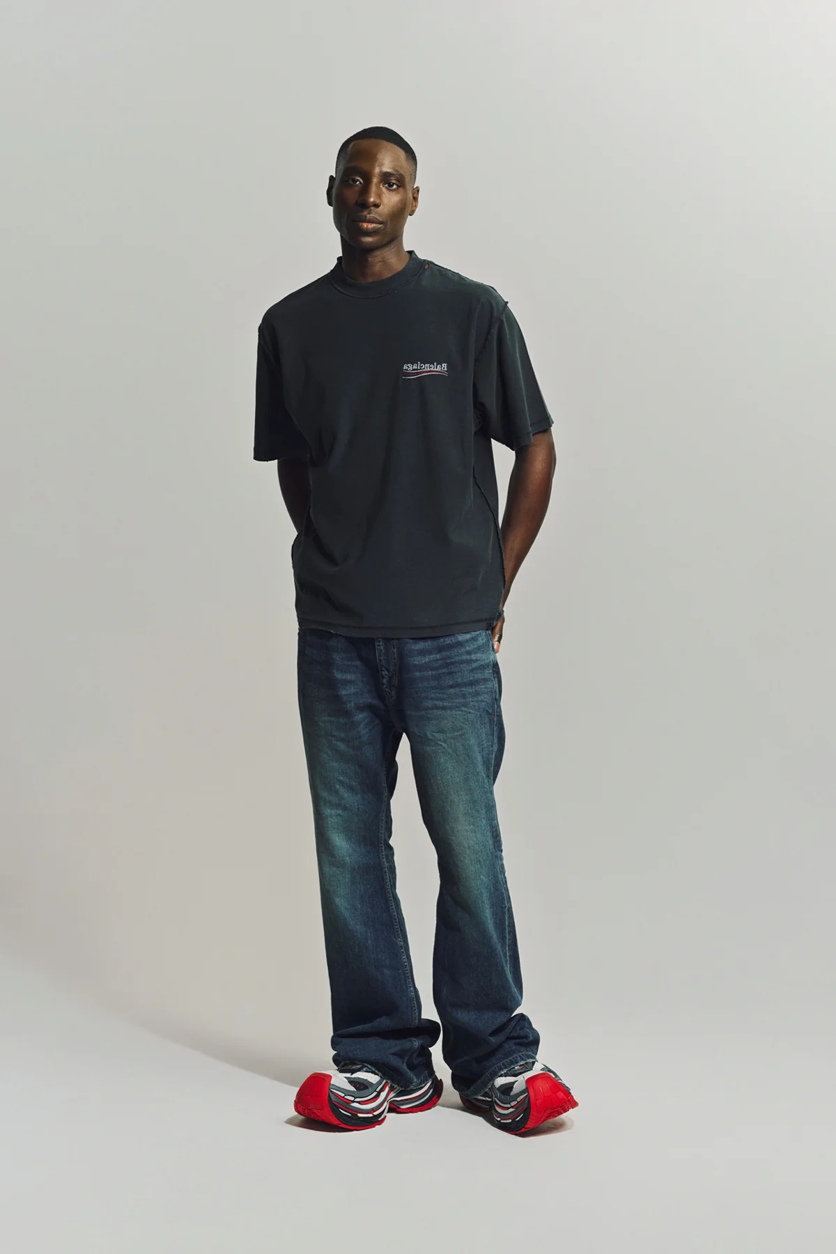 BALENCIAGA | POLITICAL CAMPAIGN INSIDE-OUT T-SHIRT