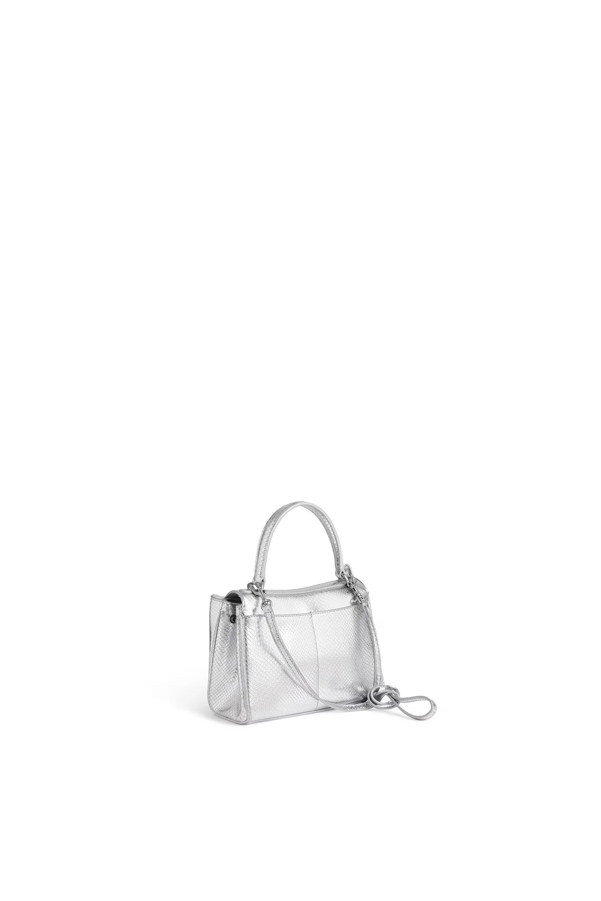 BALENCIAGA | SILVER RODEO HANDBAG MINI - Image 3