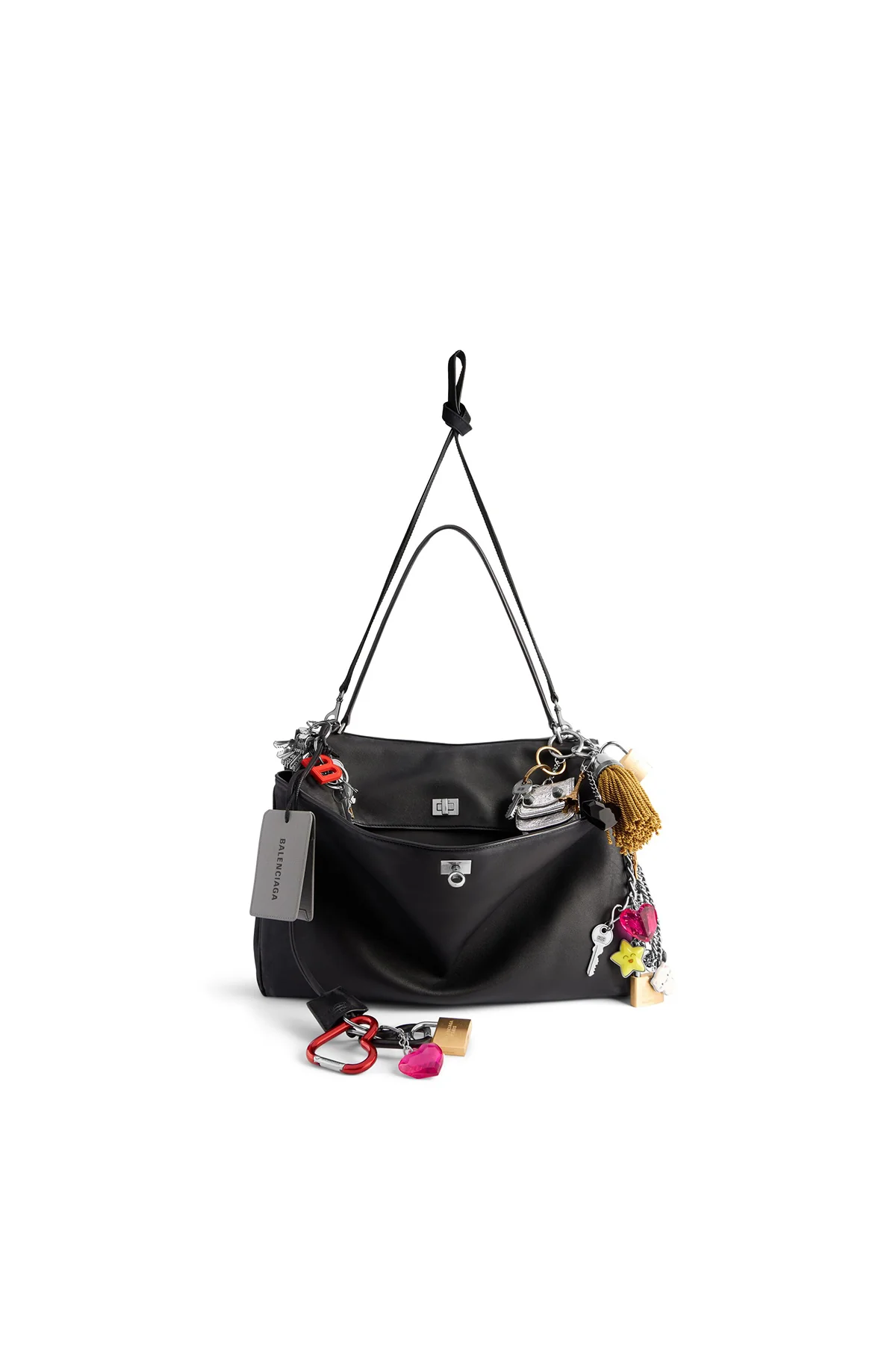 BALENCIAGA | RODEO LARGE HANDBAG USED EFFECT WITH CHARMS - Image 4