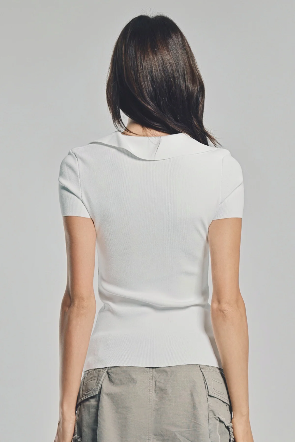 BALENCIAGA | SHORT SLEEVE FITTED POLO - Image 4