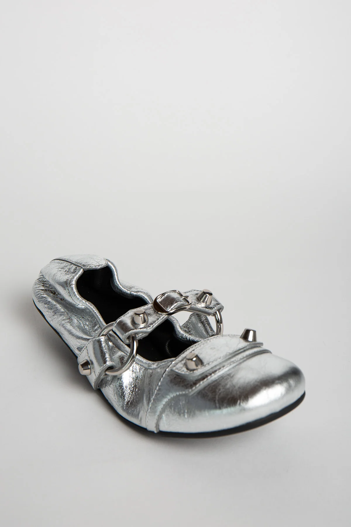 BALENCIAGA | SILVER CITY BALLET FLATS - Image 3