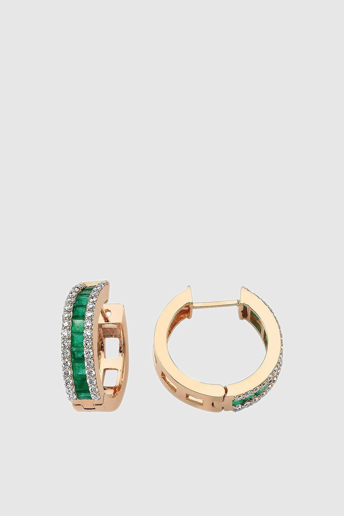 BEE GODDESS | 18K ROSE GOLD MONDRIAN EARRINGS
