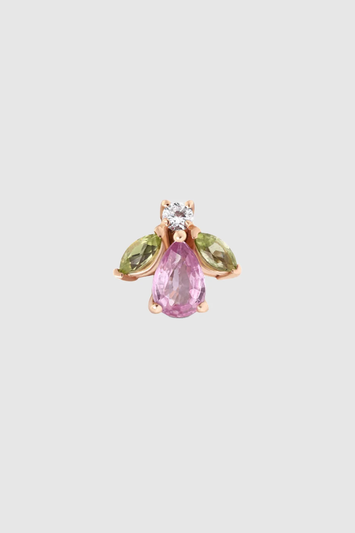 BEE GODDESS | ROSE GOLD QUEEN BEE EARRING