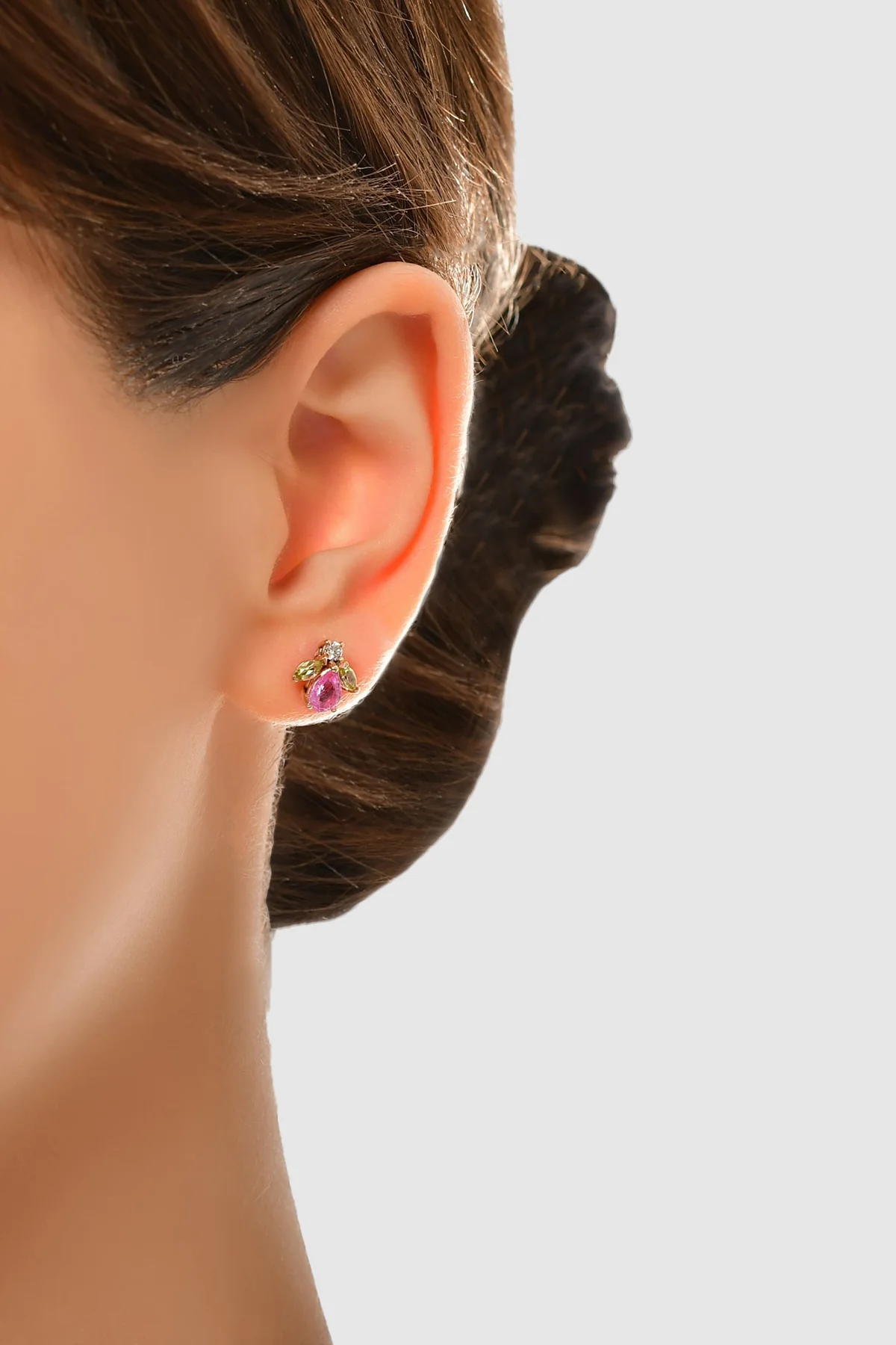 BEE GODDESS | ROSE GOLD QUEEN BEE EARRING - Image 3