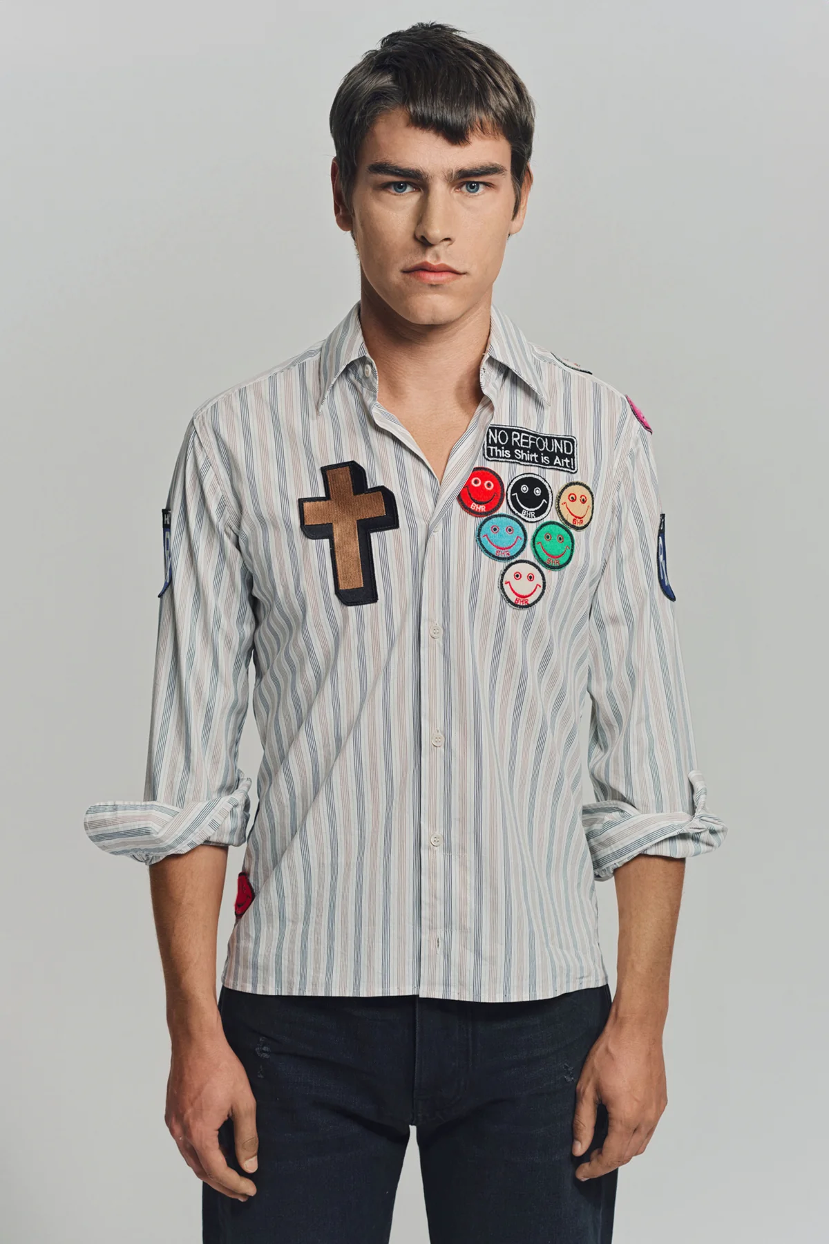 BEVERLY HILLS RECYCLER | DAMIEN HIRST LONG SLEEVE SPOT SHIRT 1 - Image 2
