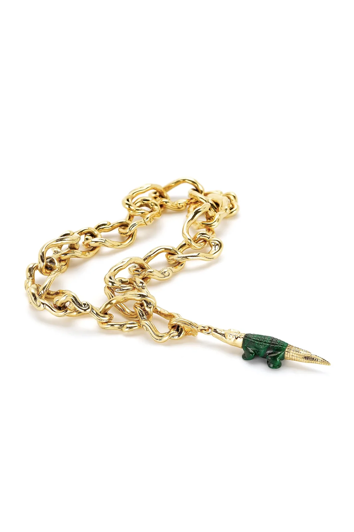 Bibi Van Der Velden | Alligator Malachite Charm - Image 3