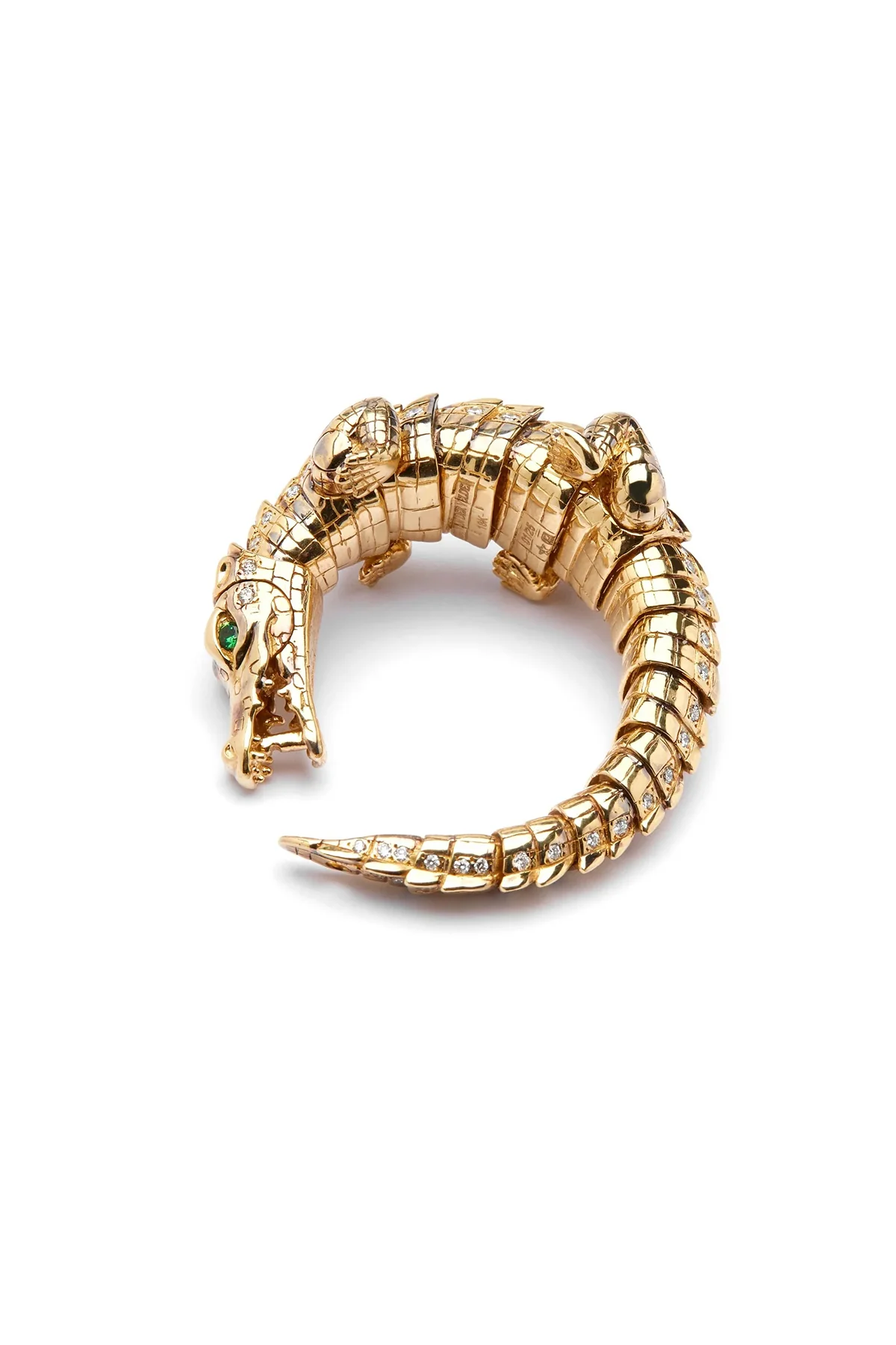 BIBI VAN DER VELDEN | DIAMOND ALLIGATOR WRAP RING - Image 3