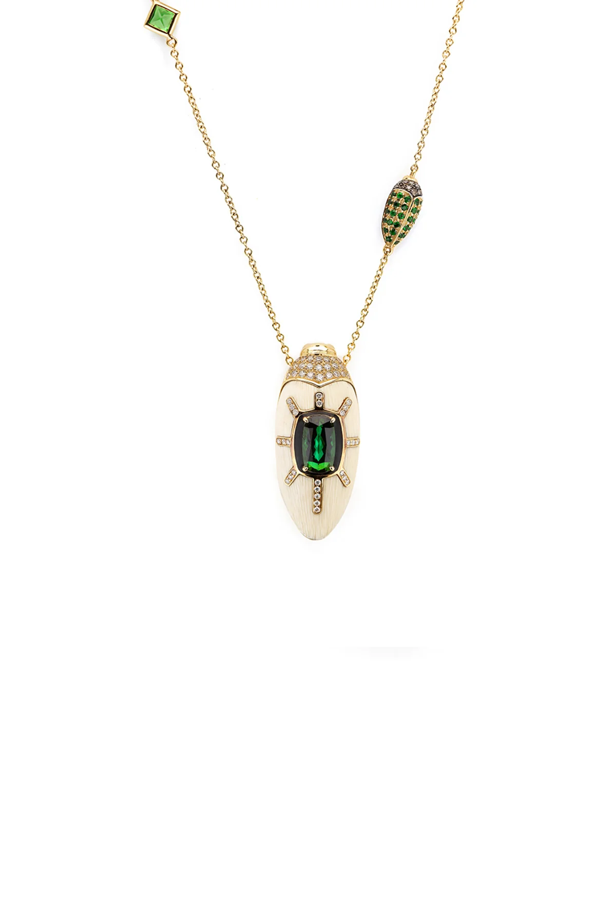 BIBI VAN DER VELDEN | SCARAB MAMMOTH NECKLACE - Image 3