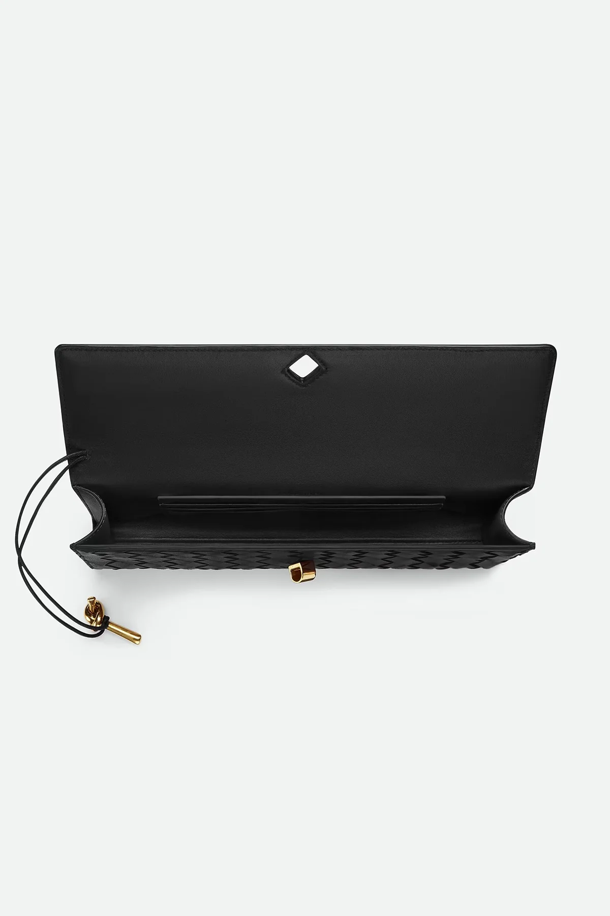 BOTTEGA VENETA | ANDIAMO CLUTCH IN BLACK & BRASS - Image 4