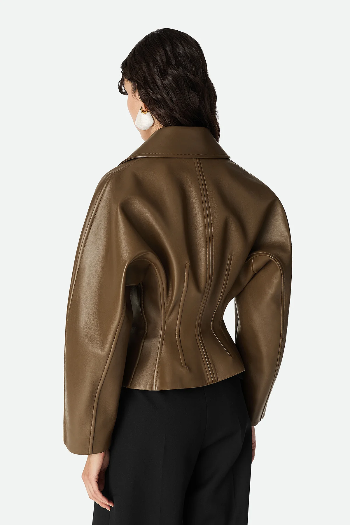 BOTTEGA VENETA | FITTED LEATHER JACKET - Image 3
