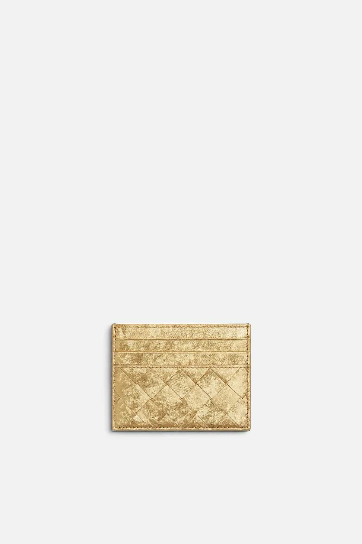 BOTTEGA VENETA | GOLD CARD CASE - Image 2