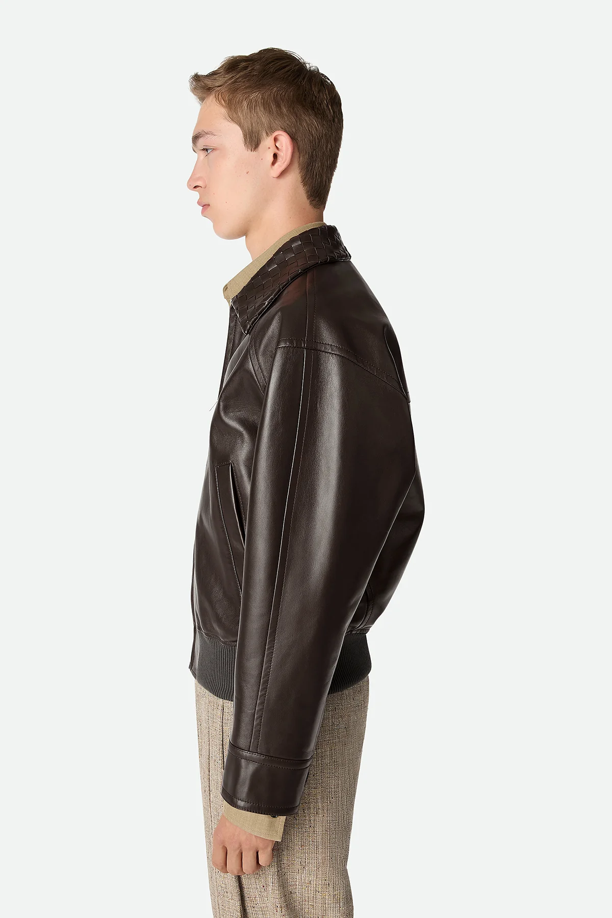 BOTTEGA VENETA | LEATHER BLOUSON - Image 2