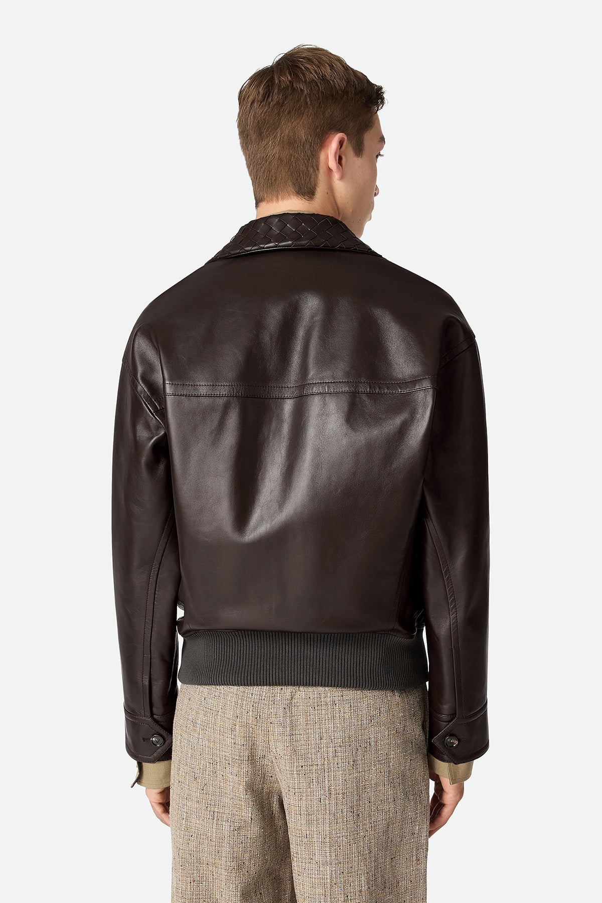 BOTTEGA VENETA | LEATHER BLOUSON - Image 3