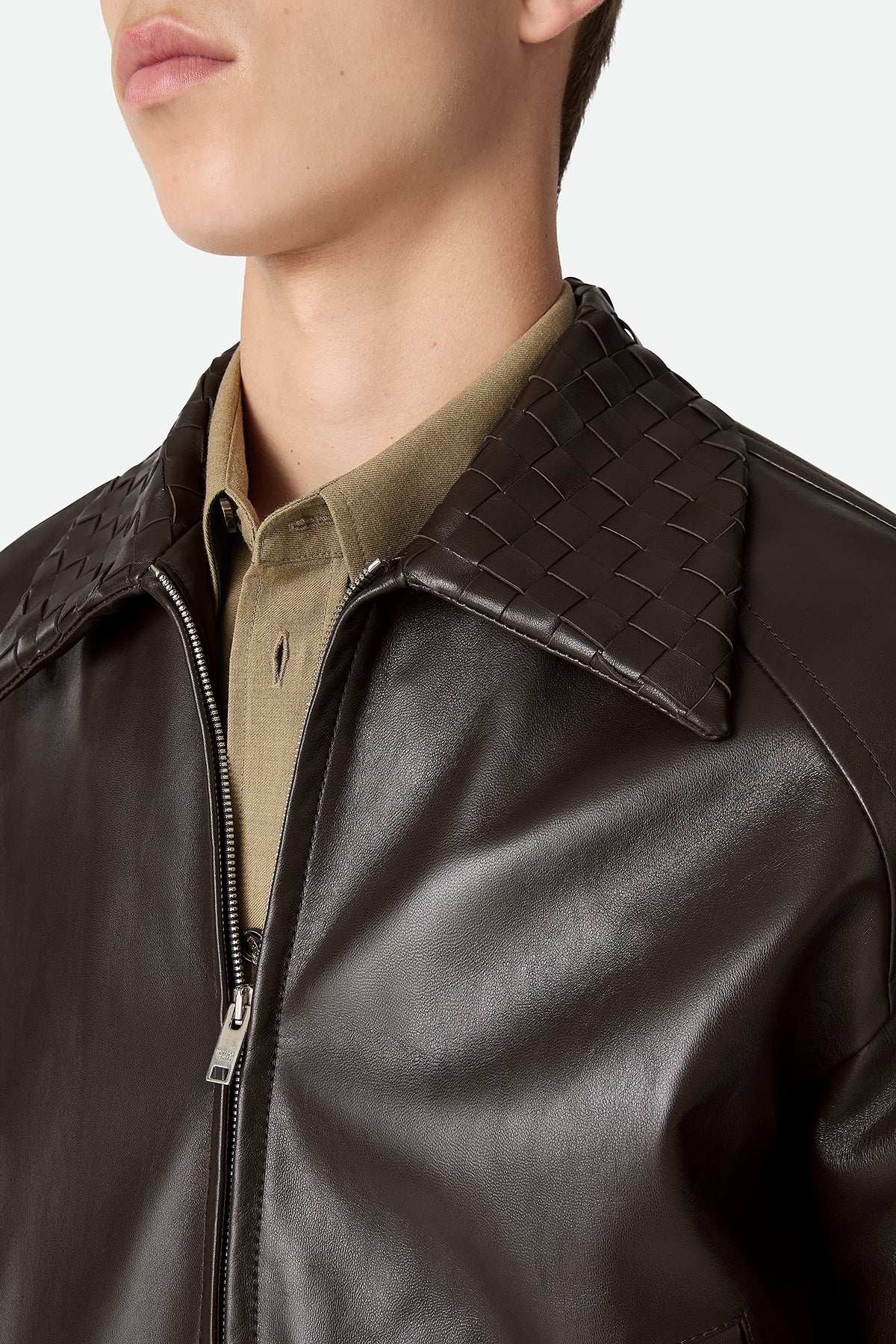 BOTTEGA VENETA | LEATHER BLOUSON - Image 4