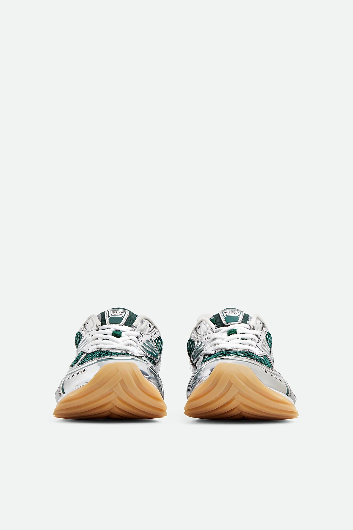 BOTTEGA VENETA | ORBIT SNEAKERS IN BILLIARD & SILVER - Image 2