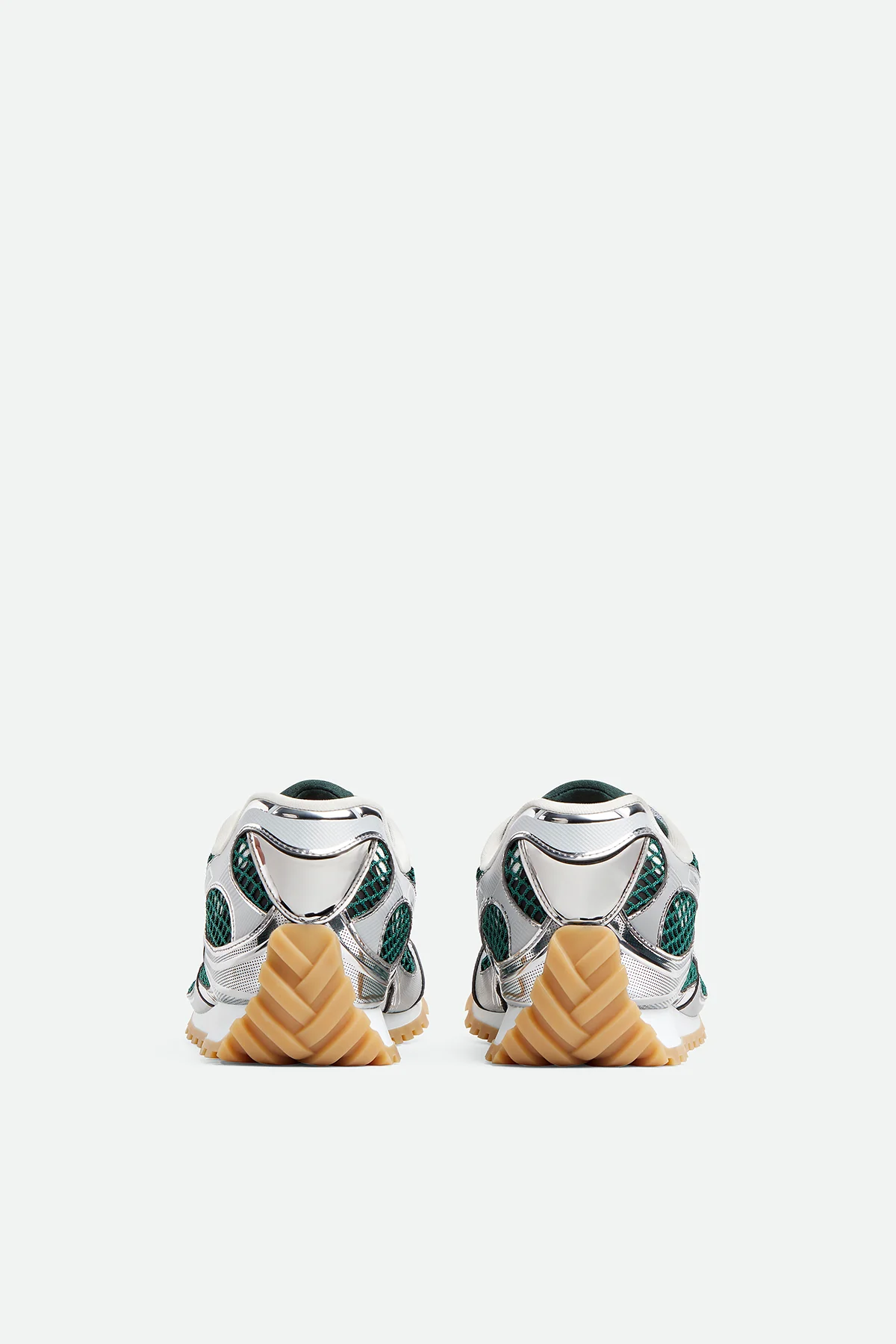 BOTTEGA VENETA | ORBIT SNEAKERS IN BILLIARD & SILVER - Image 3