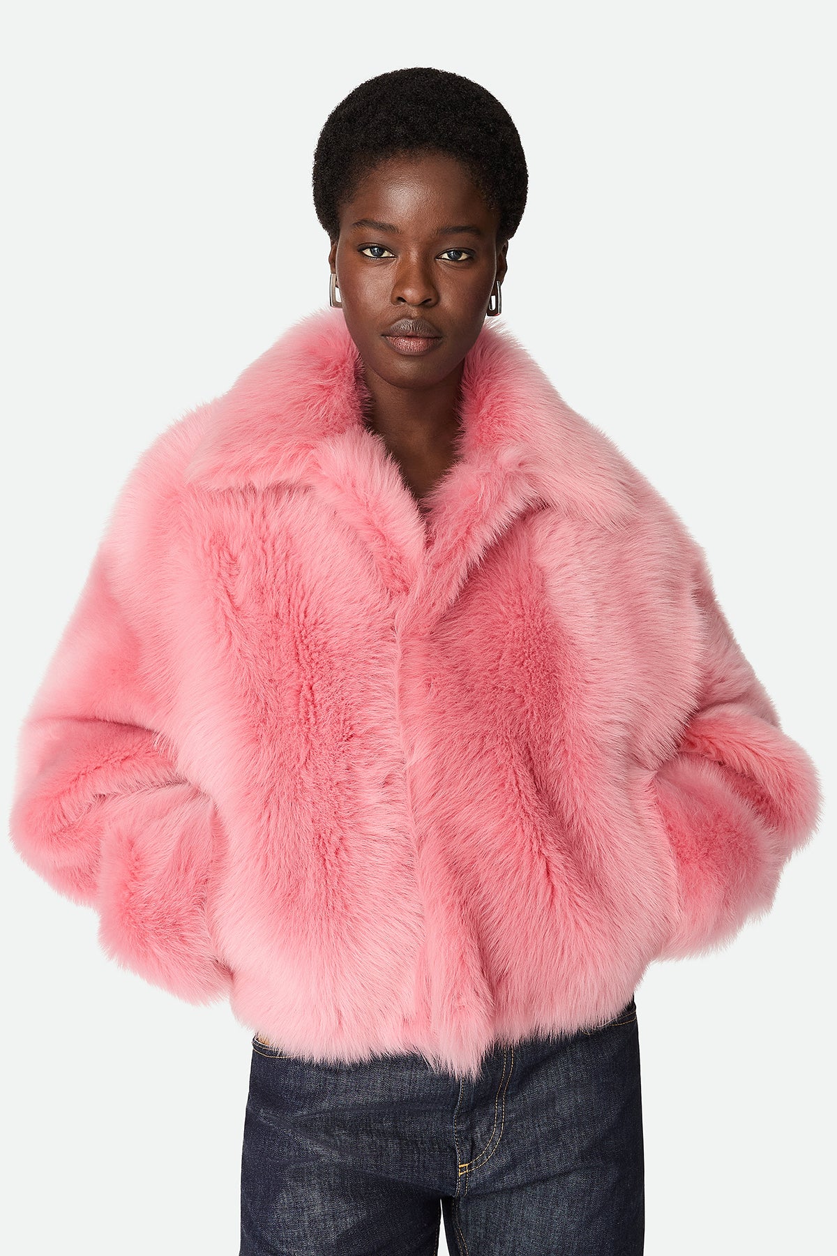 BOTTEGA VENETA | TOSCANA SHEARLING CROPPED BLOUSON
