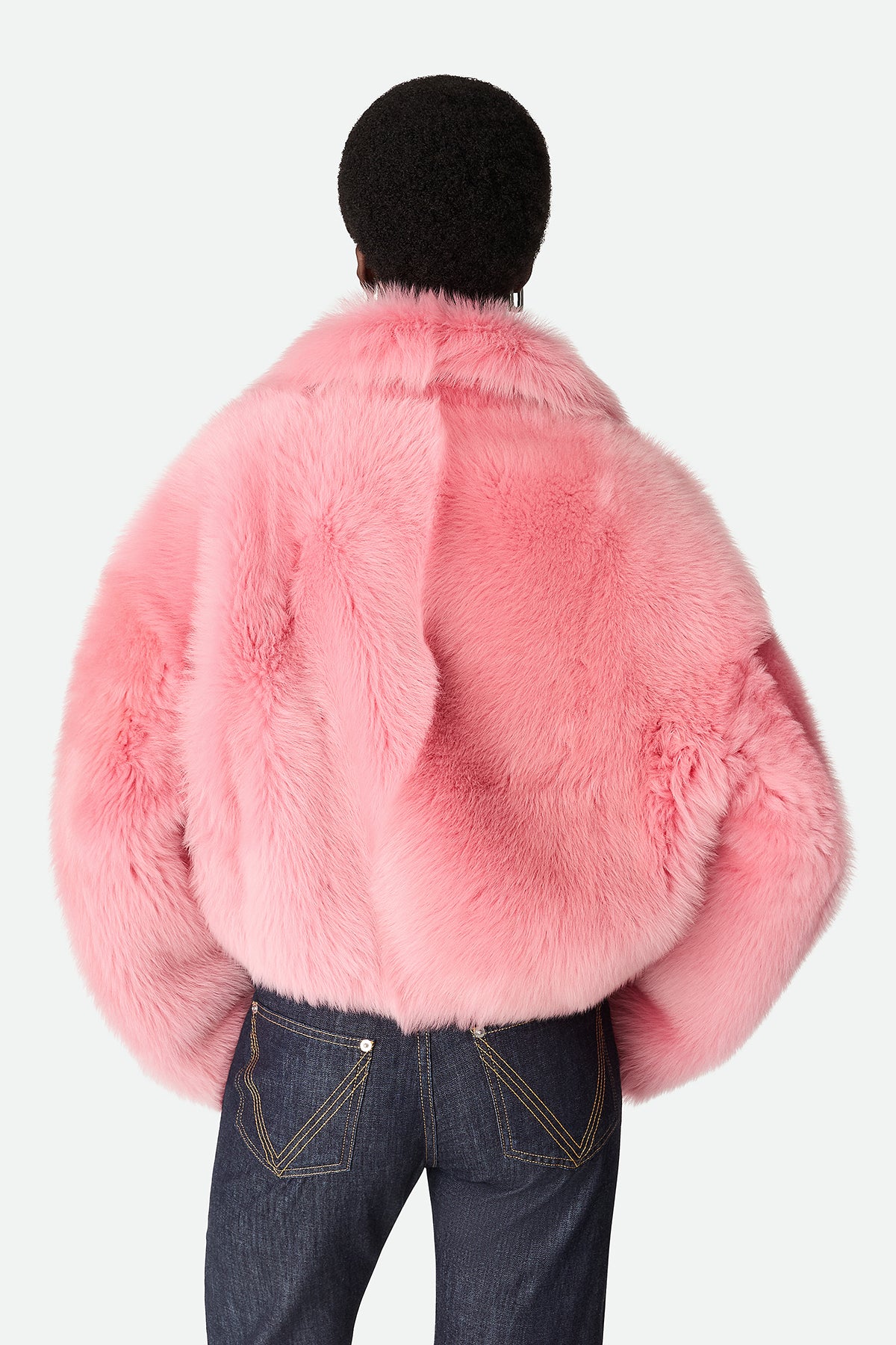 BOTTEGA VENETA | TOSCANA SHEARLING CROPPED BLOUSON - Image 3