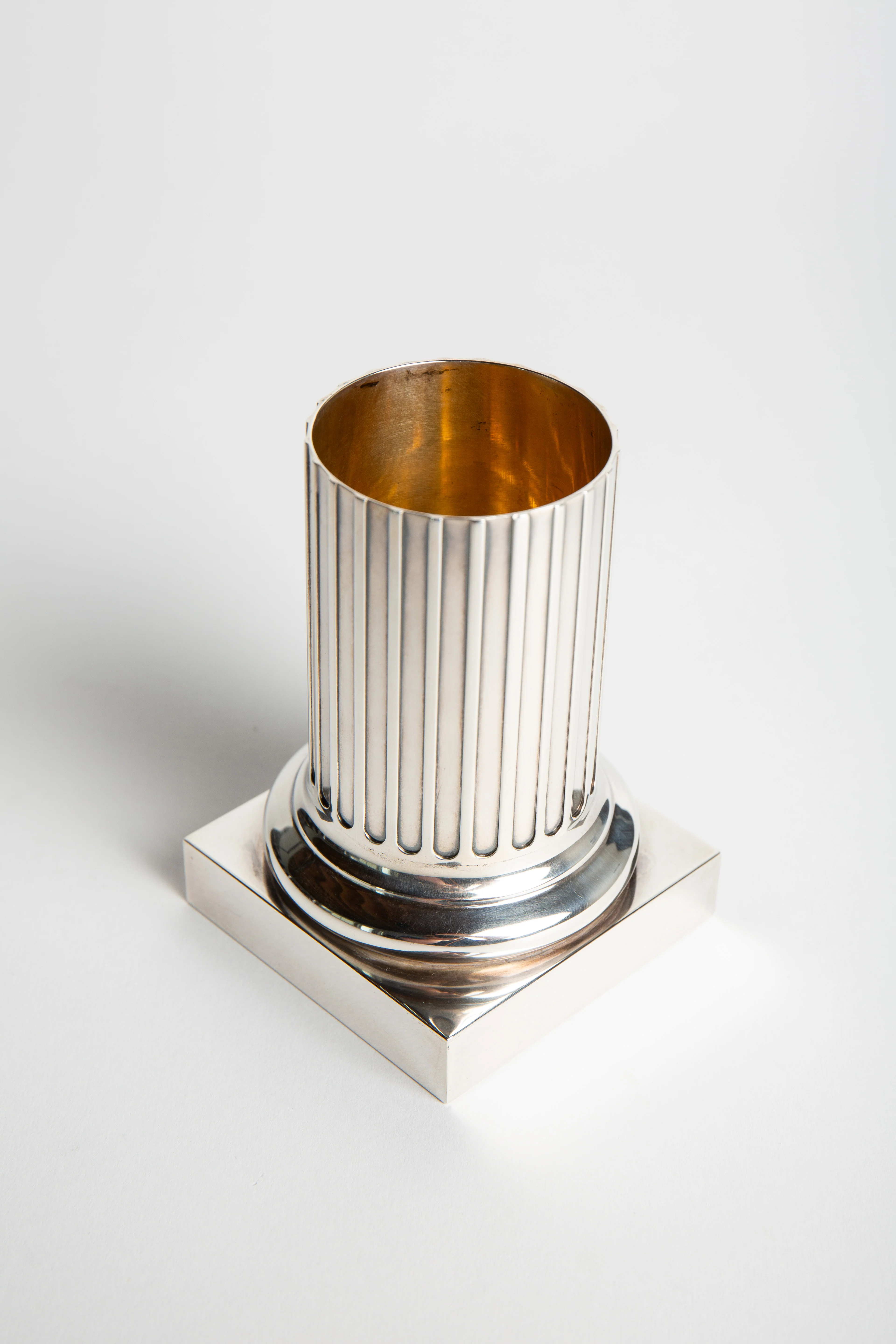 BULGARI | 1980 STERLING SILVER VASE - Image 2