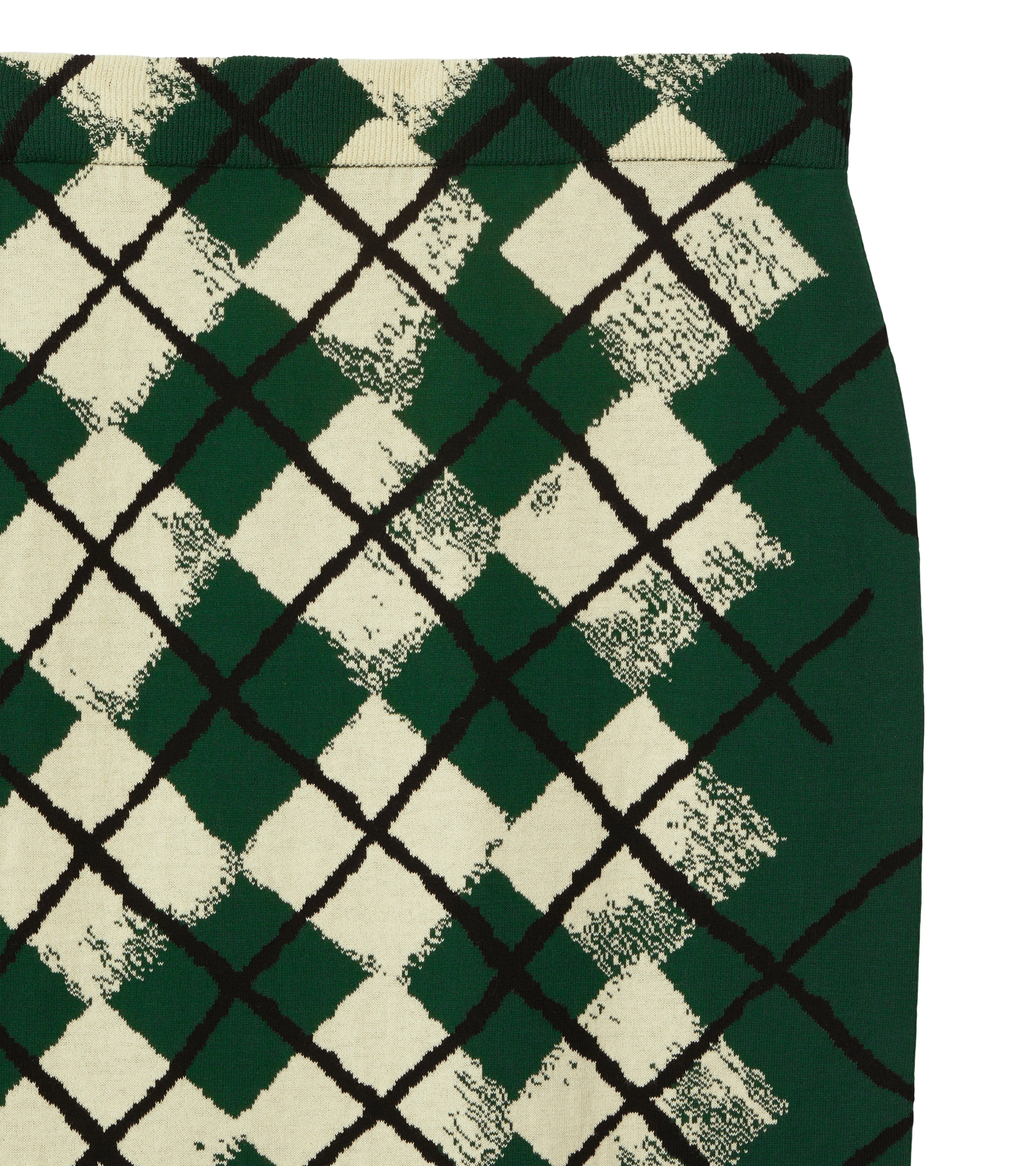 BURBERRY | ARGYLE COTTON SKIRT - Image 6