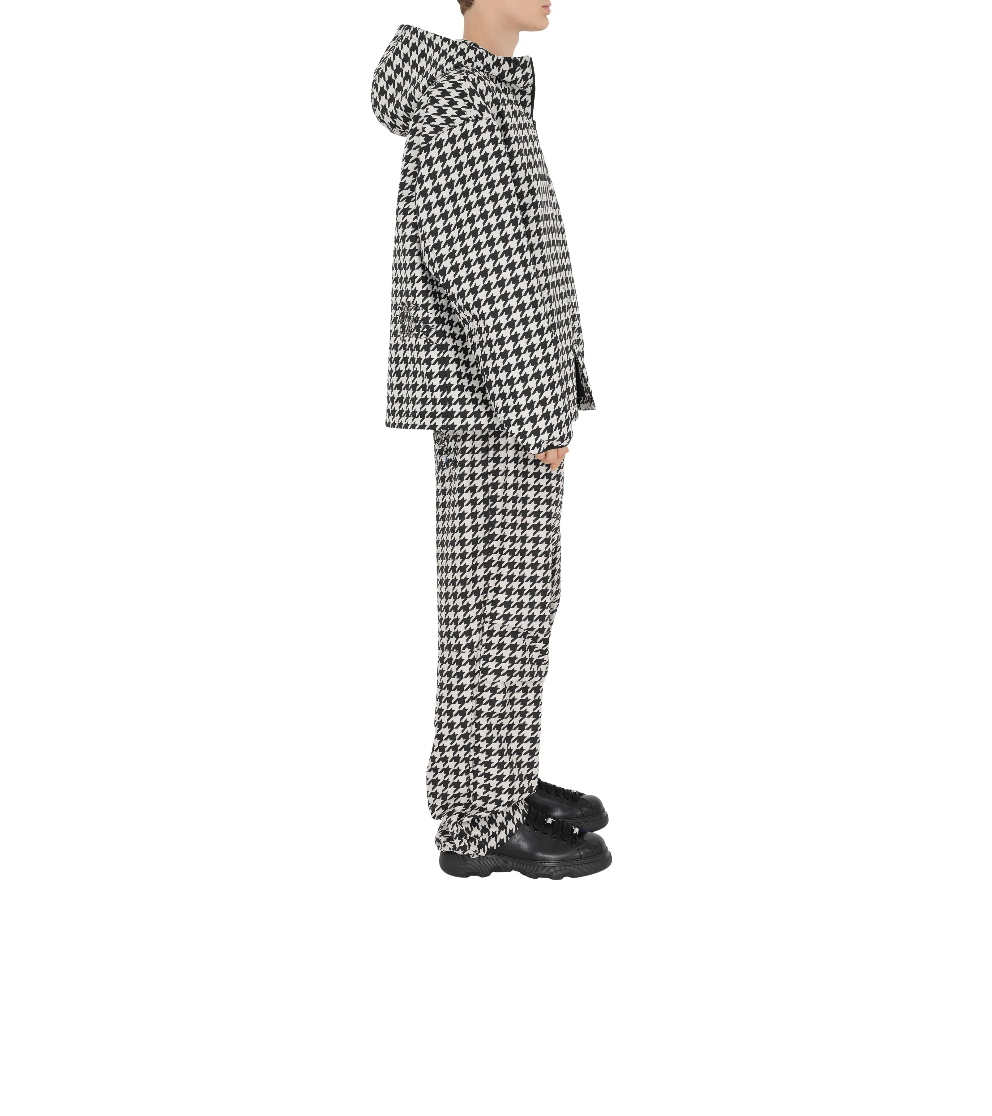 BURBERRY | HOUNDSTOOTH CARGO TROUSERS - Image 5