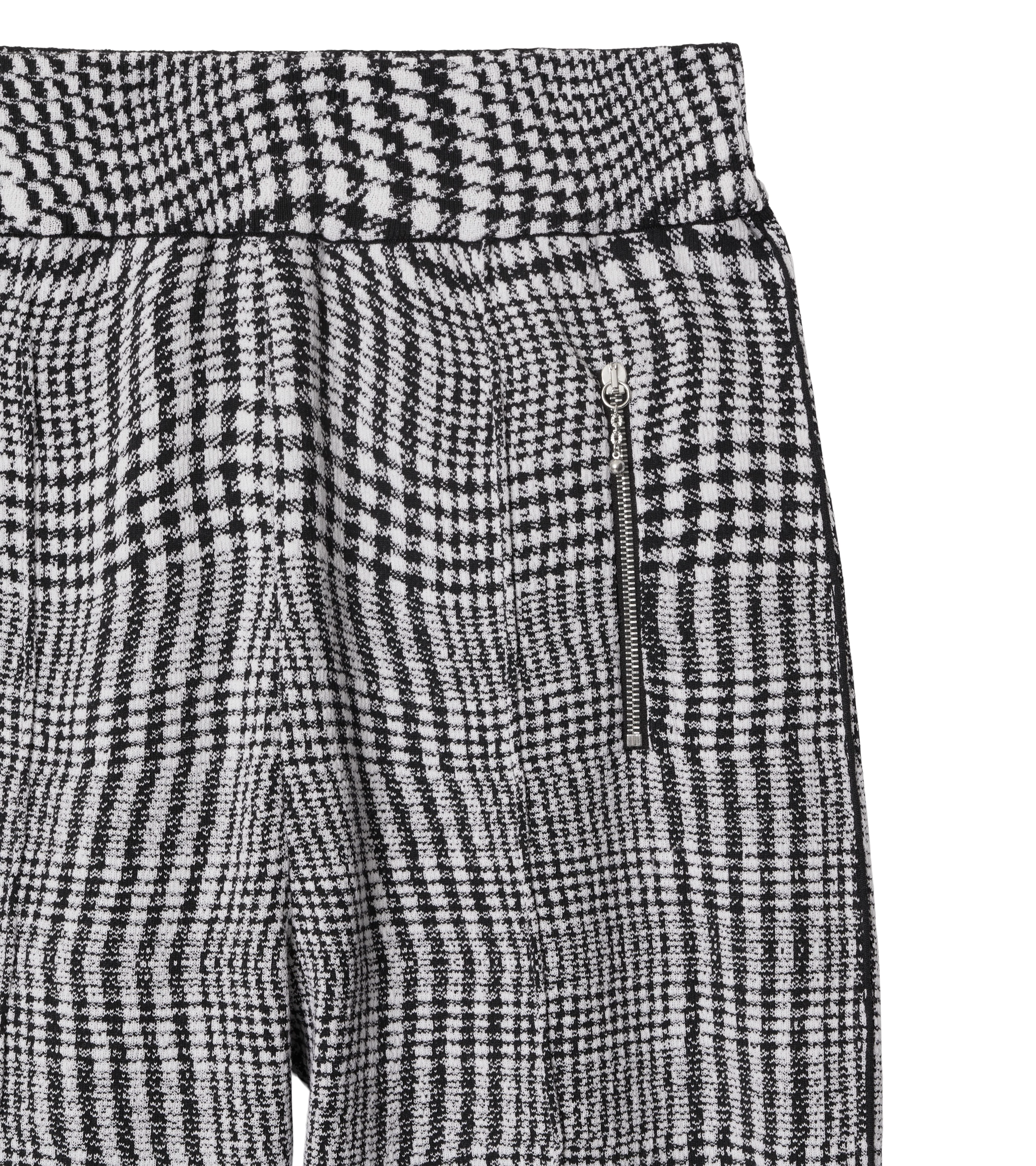 BURBERRY | WARPED HOUNDSTOOTH WOOL BLEND TROUSERS - Image 6