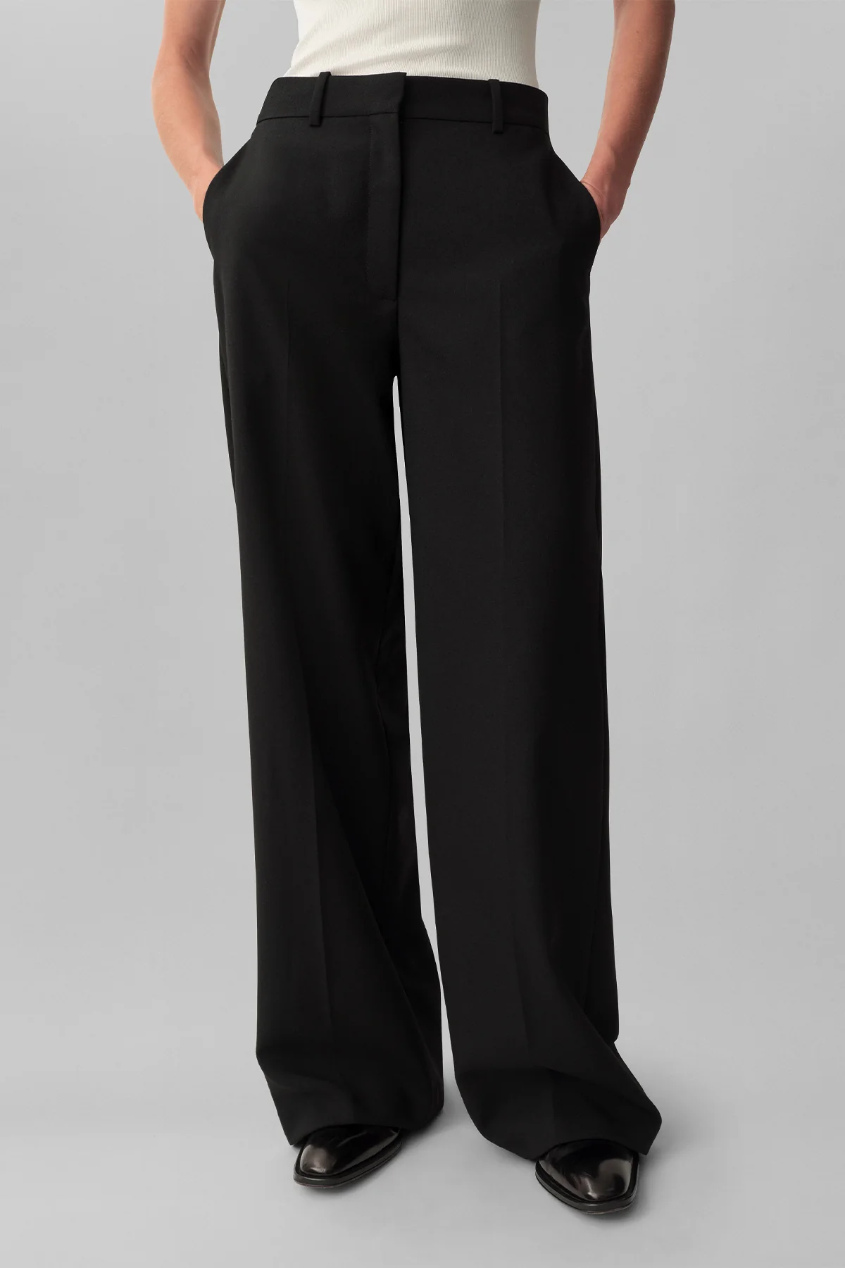 CALVIN KLEIN | SIMONE WIDE LEG TROUSERS - Image 4