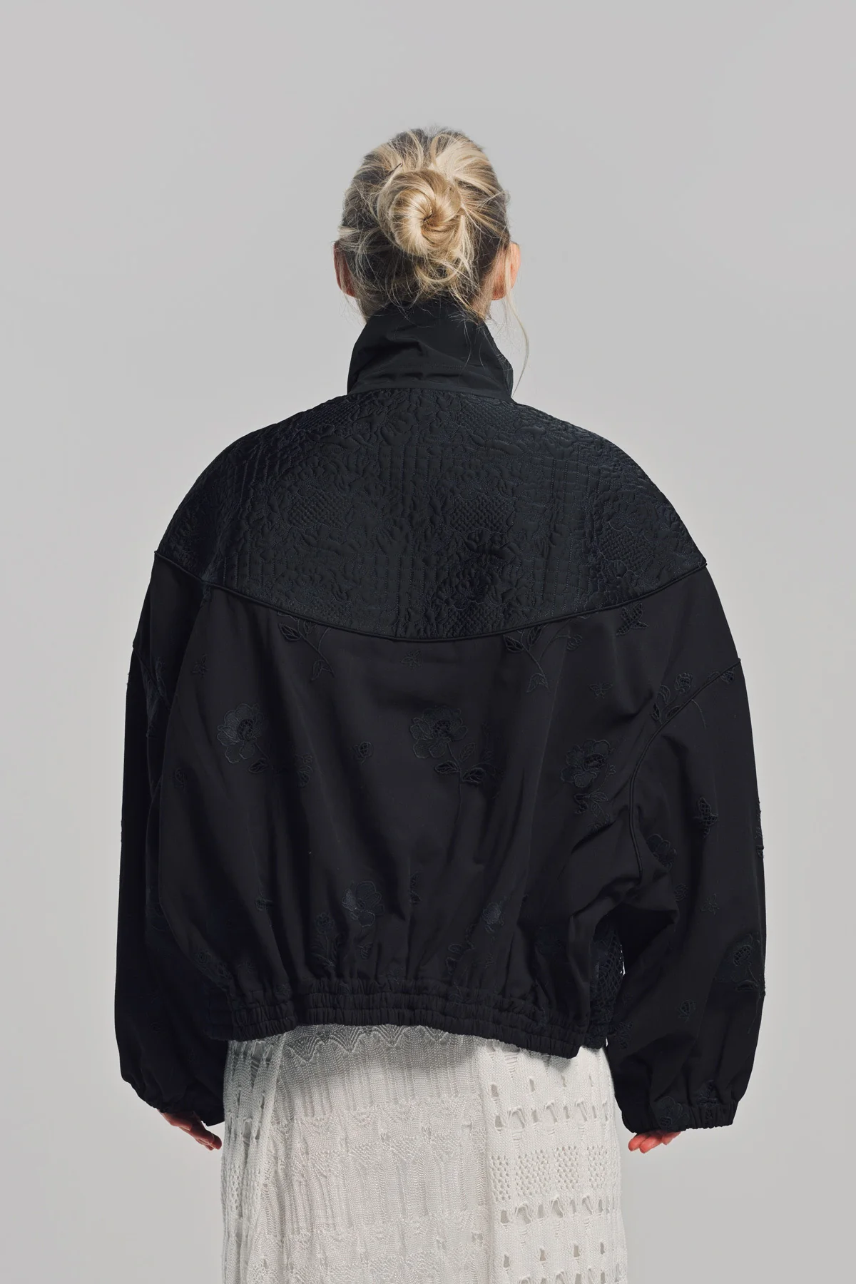 CAROLINE HU | COLLAGING EMBROIDERED JACKET - Image 4
