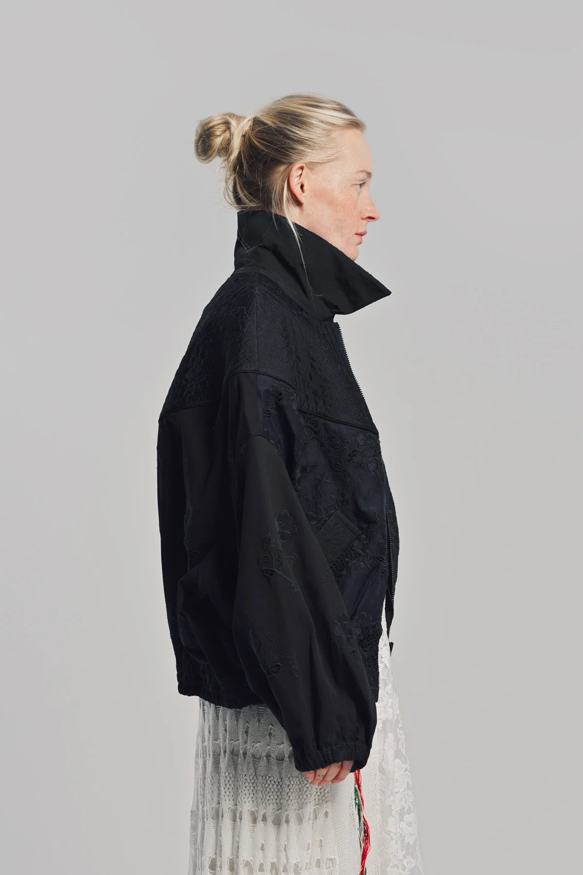 CAROLINE HU | COLLAGING EMBROIDERED JACKET - Image 5