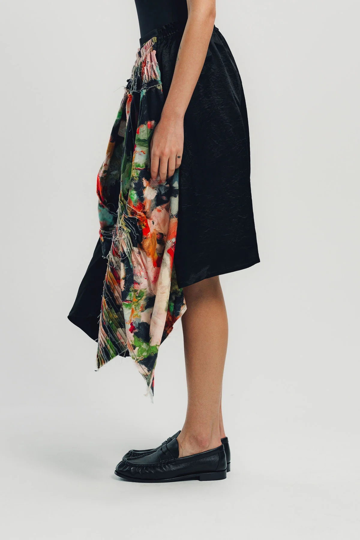 CAROLINE HU | PRINT SLASH SKIRT - Image 5