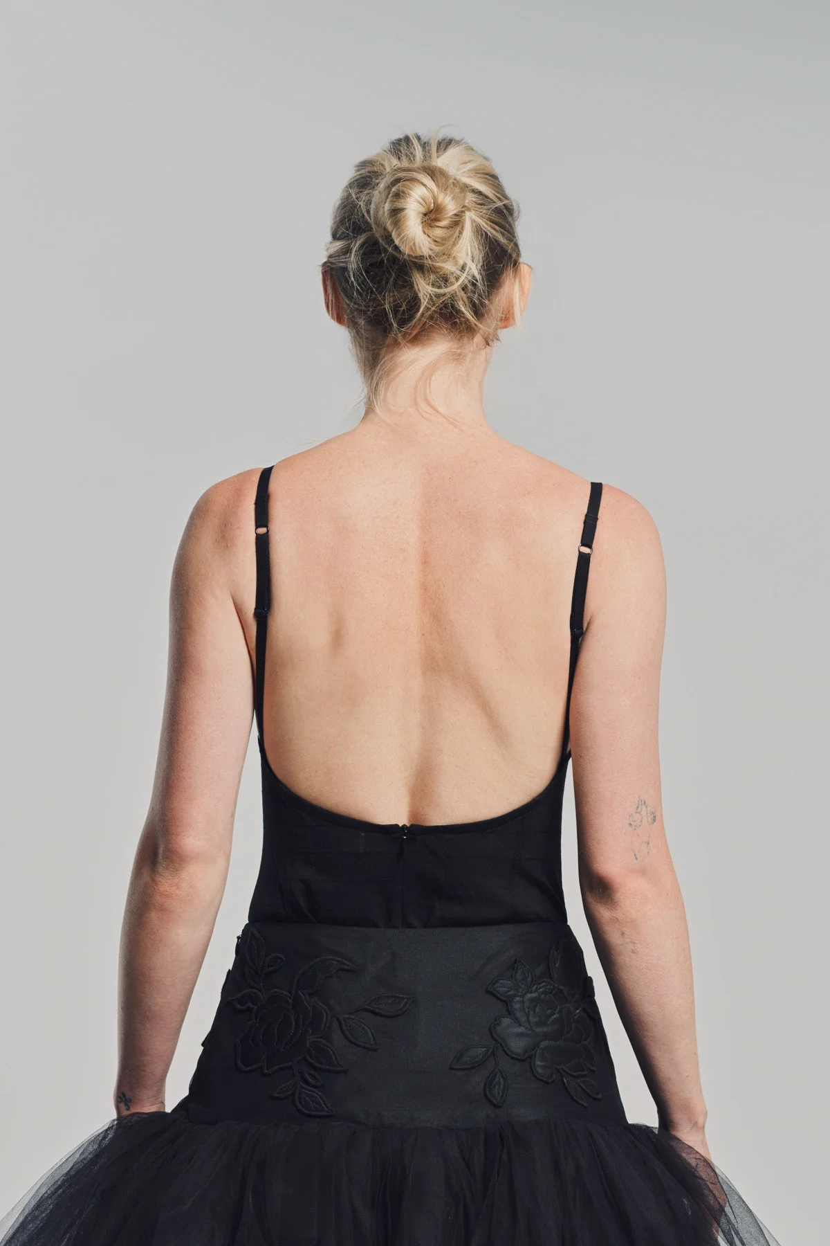 CAROLINE HU | ROSES EMBROIDERED BODYSUIT - Image 4