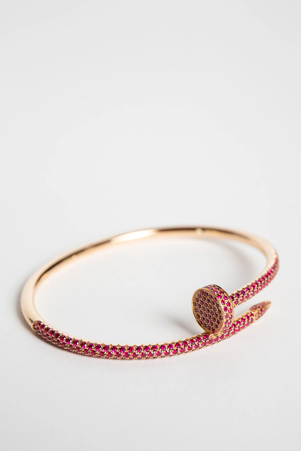 CARTIER | CUSTOM RUBY NAIL BRACELET - Image 2