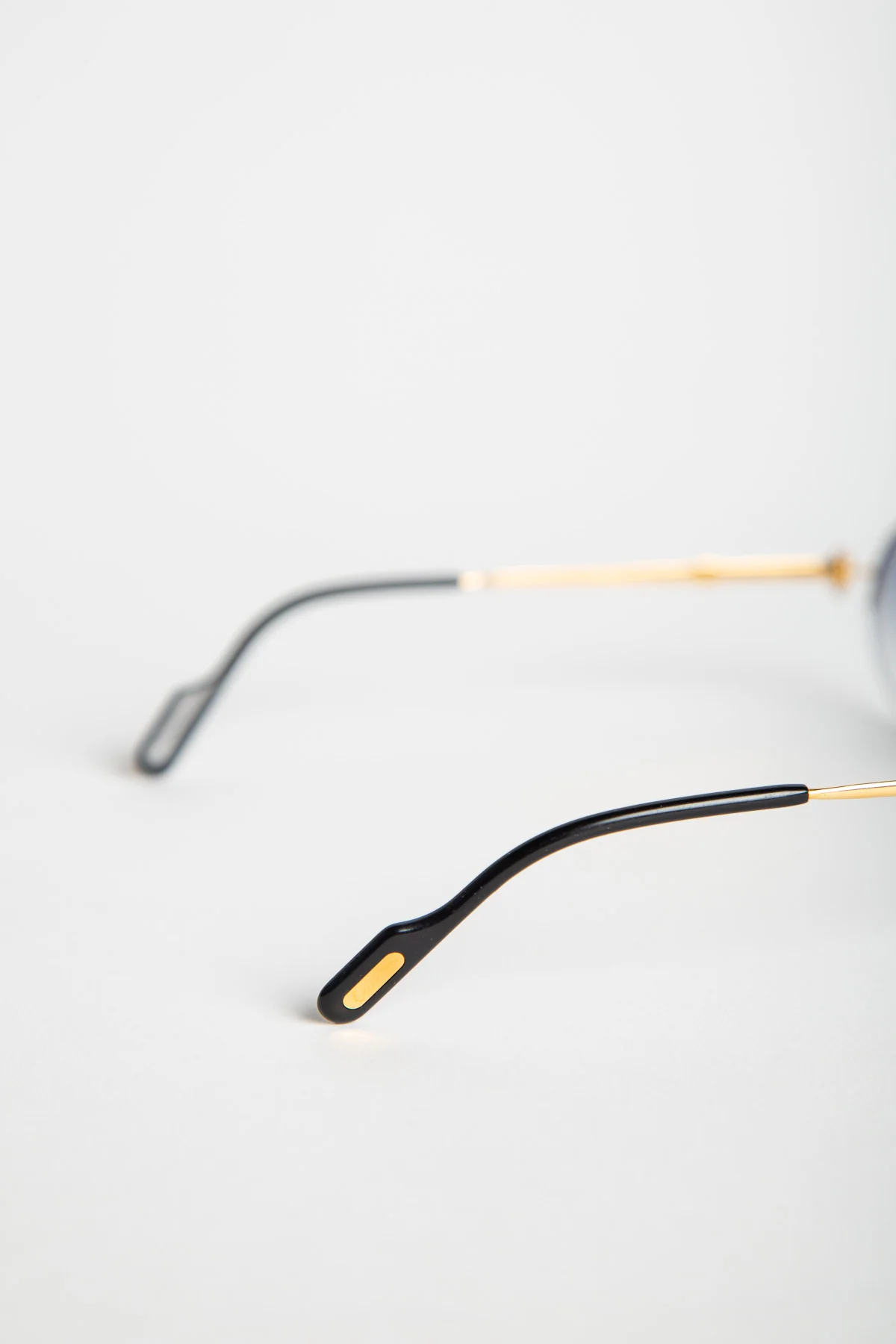 CARTIER 18K YELLOW GOLD CABOCHON 1/2 56 SUNGLASSES - Image 3
