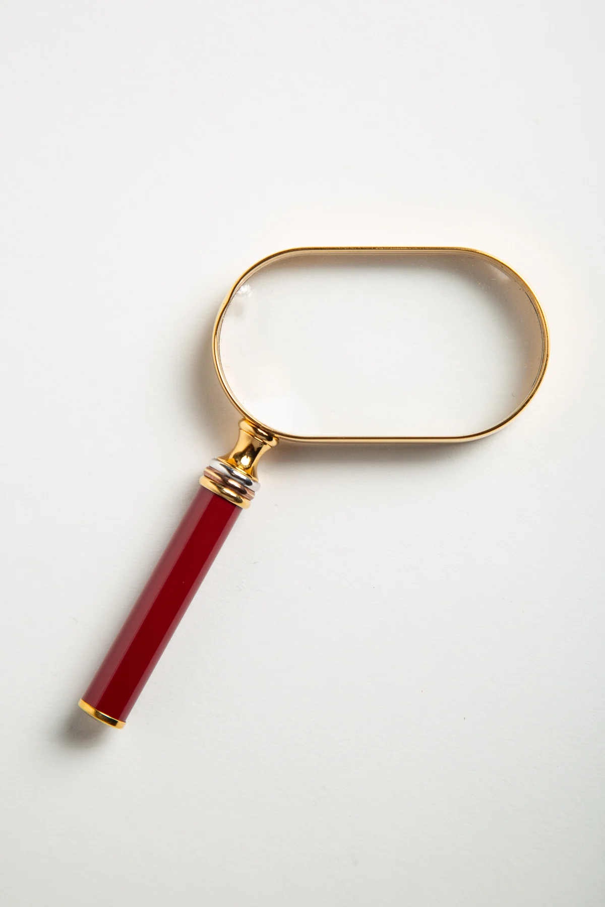 CARTIER | 1985 ENAMELED METAL MAGNIFYING GLASS