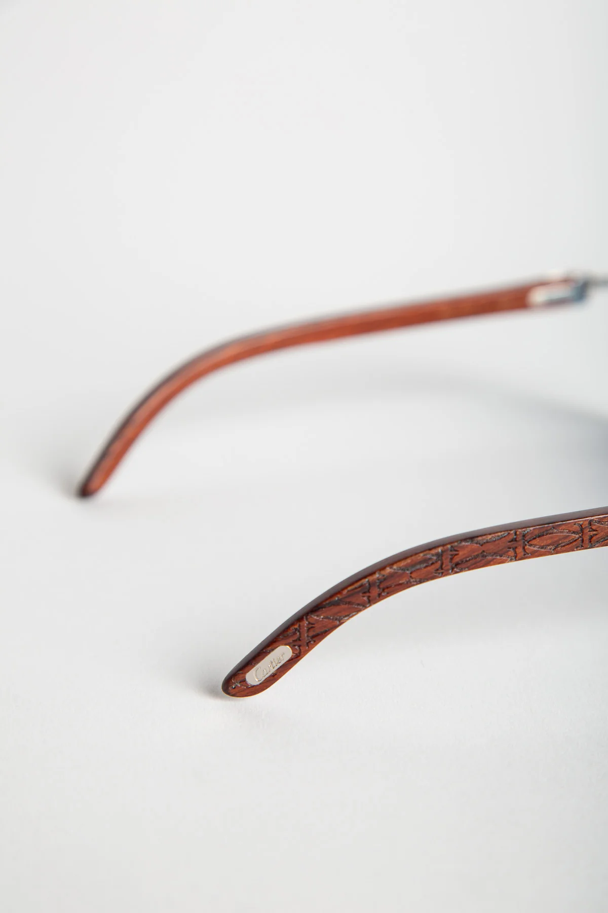 CARTIER RIMLESS C DÉCOR PLATINE SUNGLASSES - Image 3
