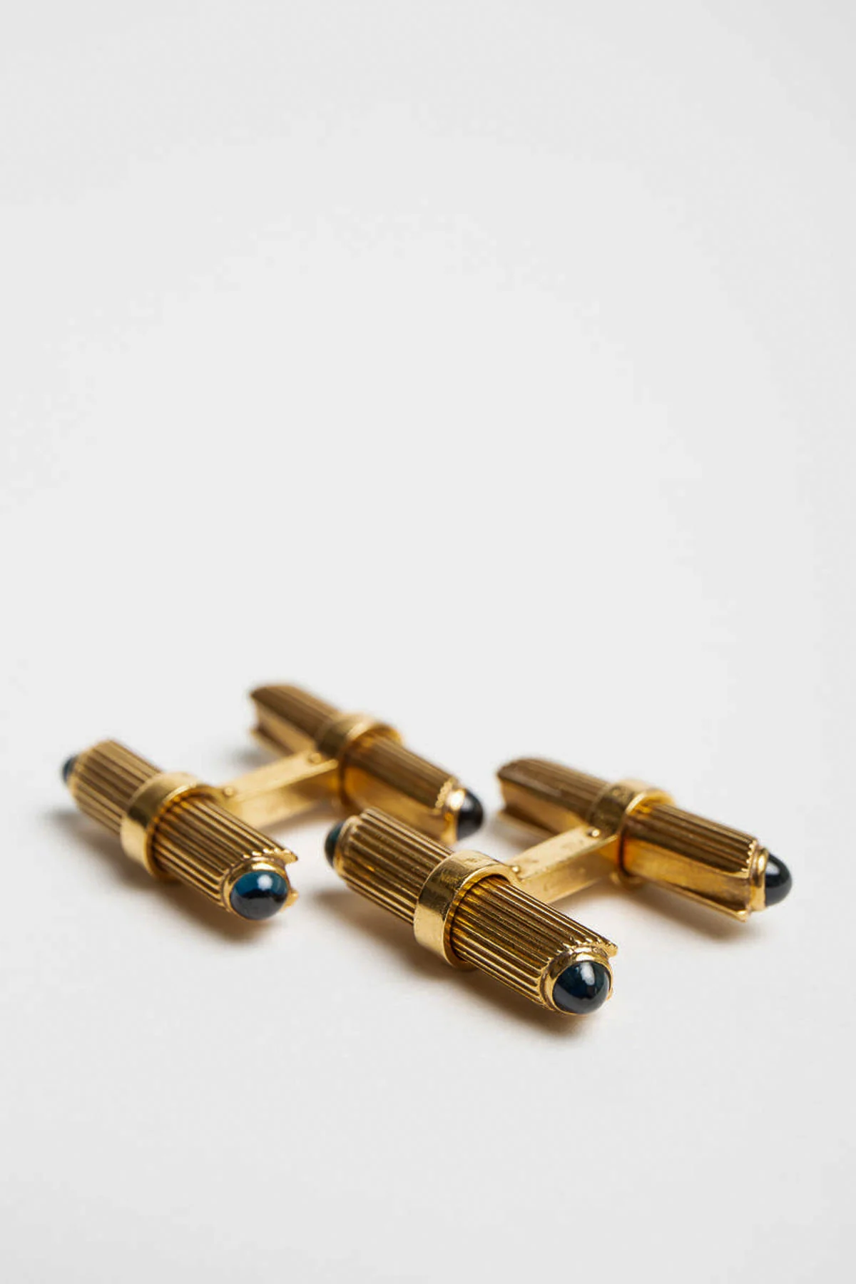 CARTIER | 18K GOLD SAPPHIRE CUFFLINKS - Image 7