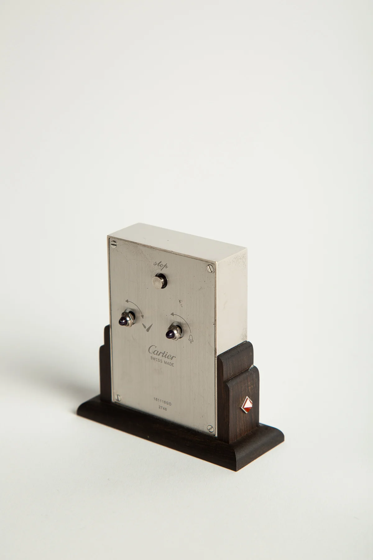 CARTIER | VINTAGE ART DECO 'PENDULETTE BASCULANTE' CLOCK - Image 4